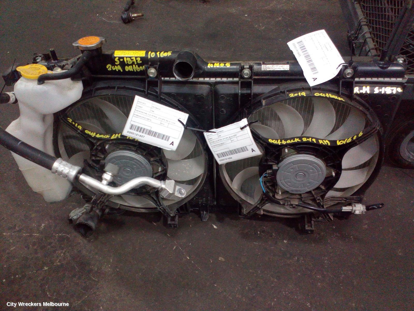 SUBARU OUTBACK FAN, A/C FAN, 2.5, PETROL, 6TH GEN, 08/2014 - 12/2020 - Image 2