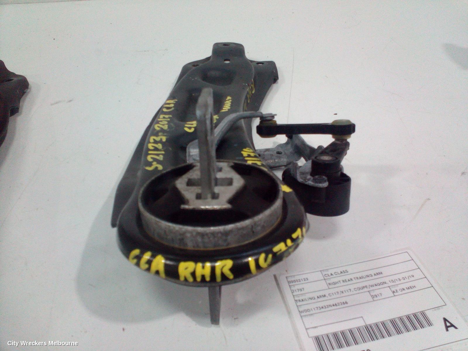 MERCEDES CLA CLASS RIGHT REAR TRAILING ARM, TRAILING ARM, C117/X117, COUPE/WAGON, 10/2013 - 01/2019 - Image 1
