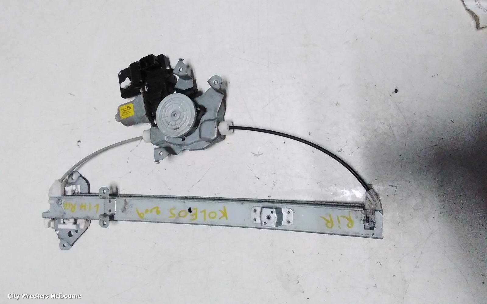 RENAULT KALEOS LEFT REAR WND REG/MOTOR, H45, DOOR REG ASSY (REG AND MOTOR), 09/2008 - 04/2016 - Image 2