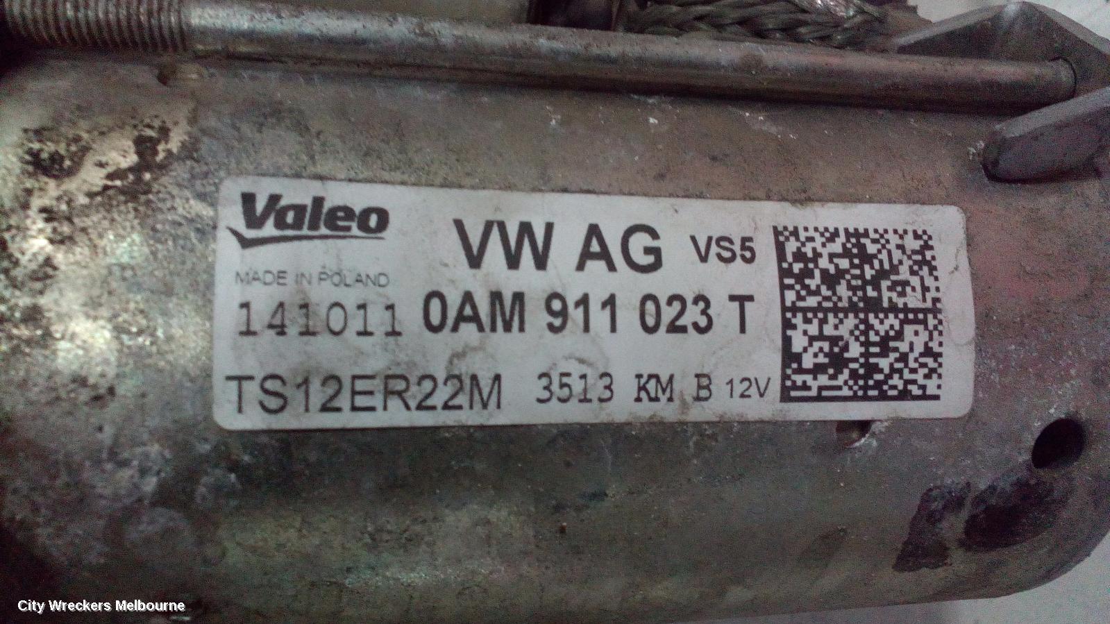 VOLKSWAGEN JETTA ALTERNATOR, PETROL, 1.4, BOSCH P/N 03C903023A, 1B, 02/2011 - 12/2017 - Image 1