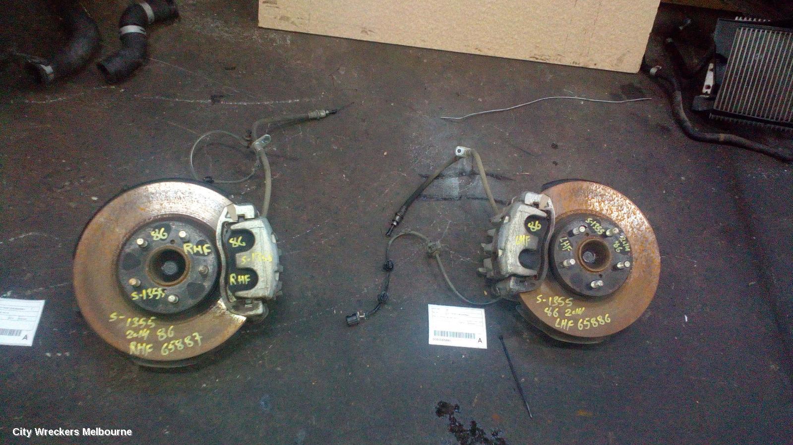 TOYOTA 86 LEFT FRONT HUB ASSEMBLY, ZN6, GT, 277MM DIA DISC, 04/2012 ONWARDS - Image 3