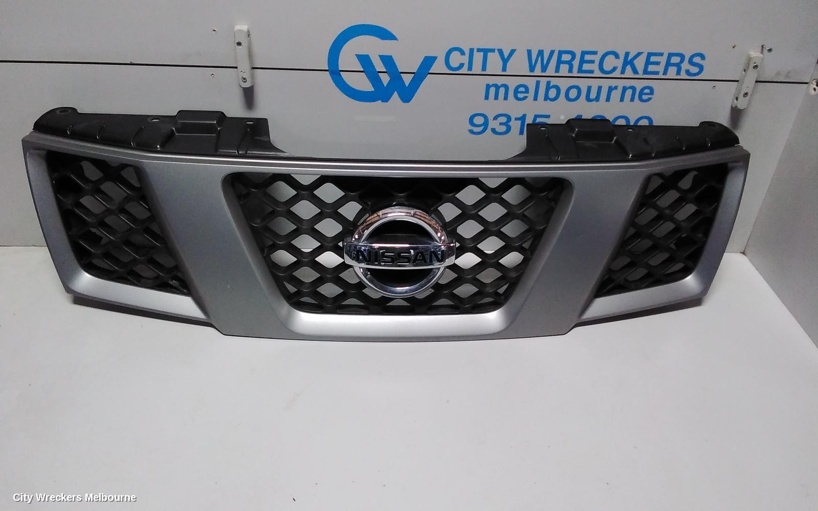 NISSAN NAVARA GRILLE, D40 (VIN VSK), RADIATOR GRILLE, GREY, 09/2005 - 01/2010 - Image 2