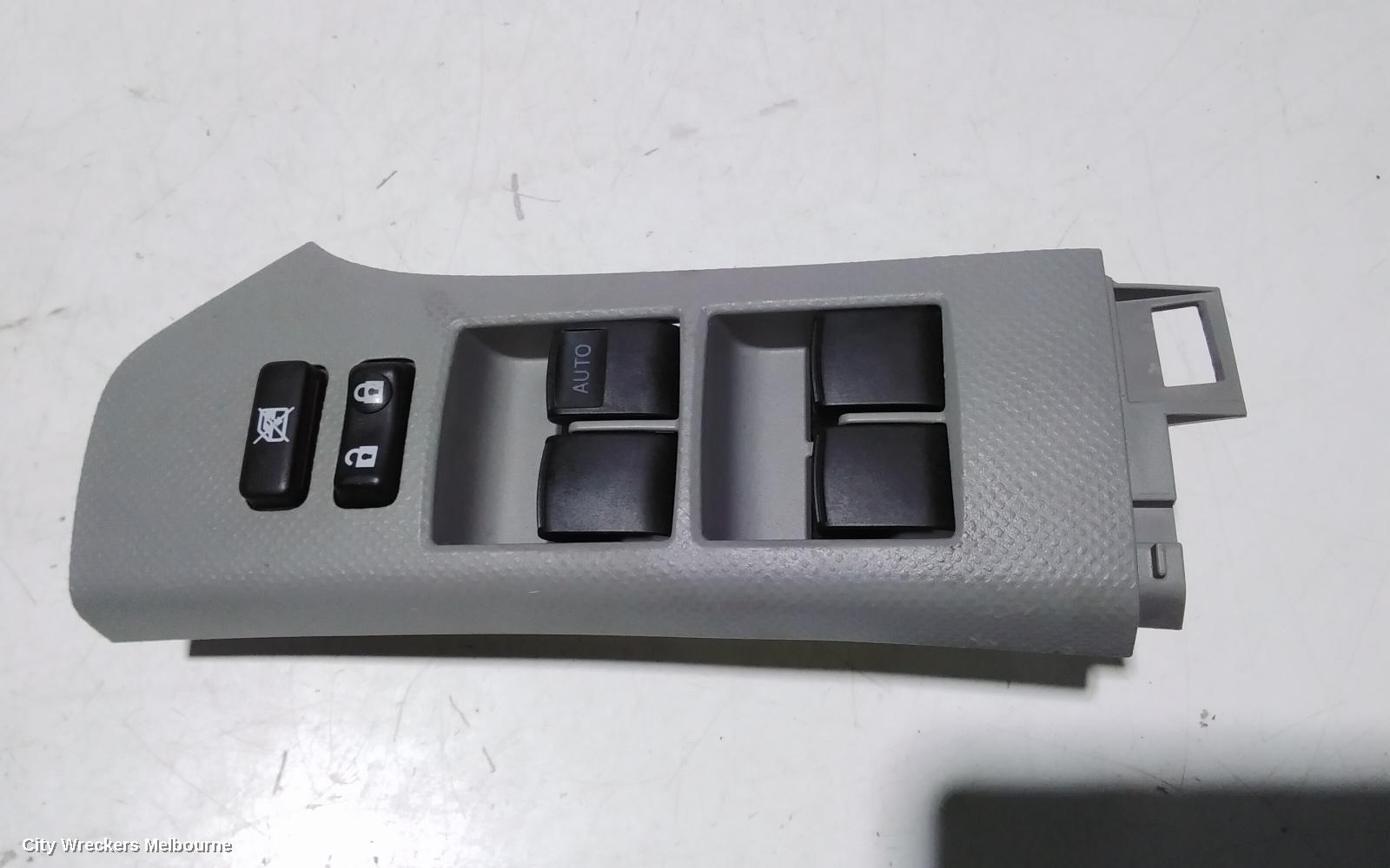 TOYOTA YARIS PWR DR WIND SWITCH, RH FRONT (MASTER SWITCH), 4 SWITCH TYPE, 5DR HATCH/SEDAN, NCP9#, 10/2005 ONWARDS - Image 2