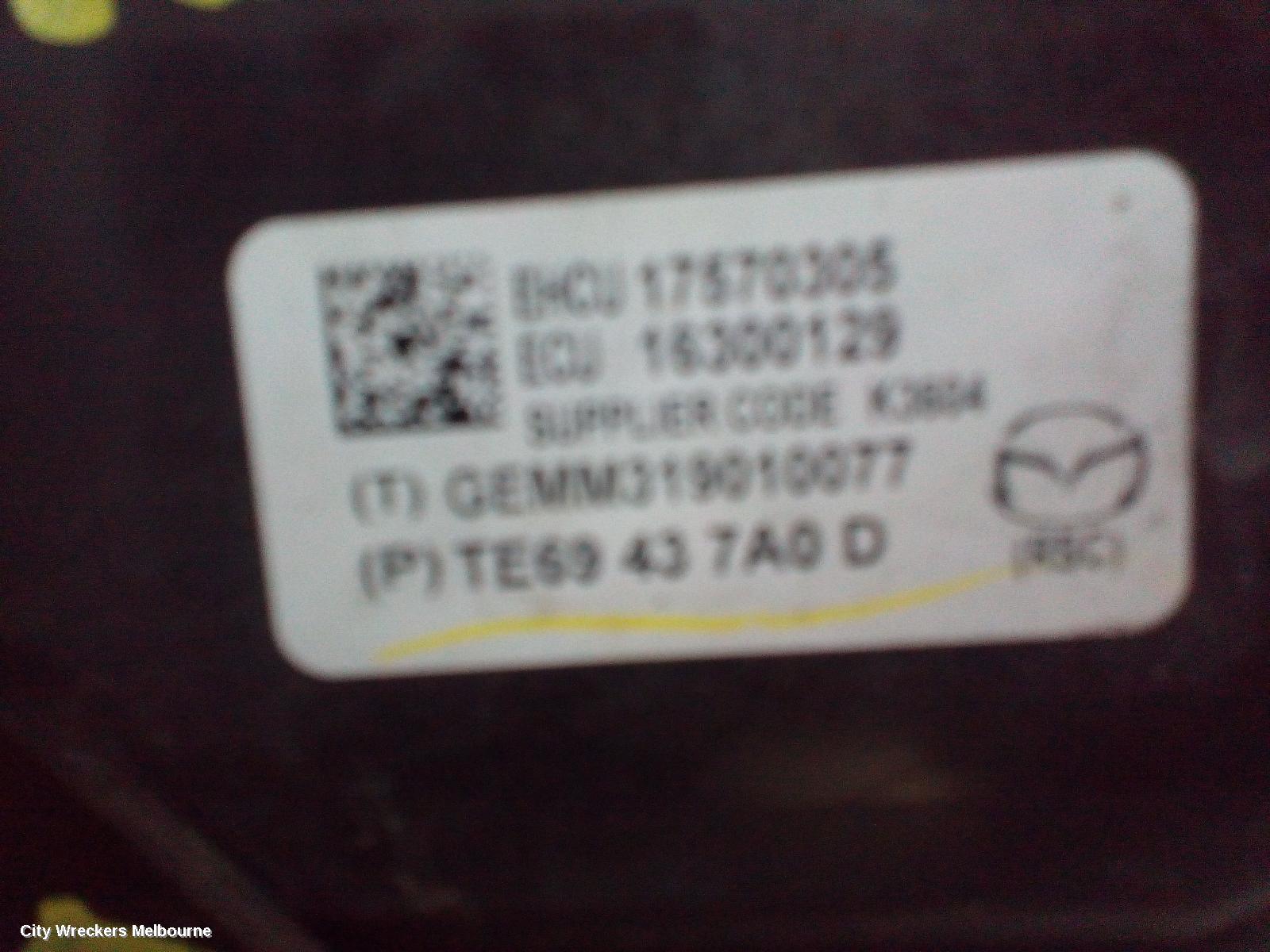 MAZDA CX9 ABS PUMP/MODULATOR, TB, 12/2007 - 12/2015 - Image 1