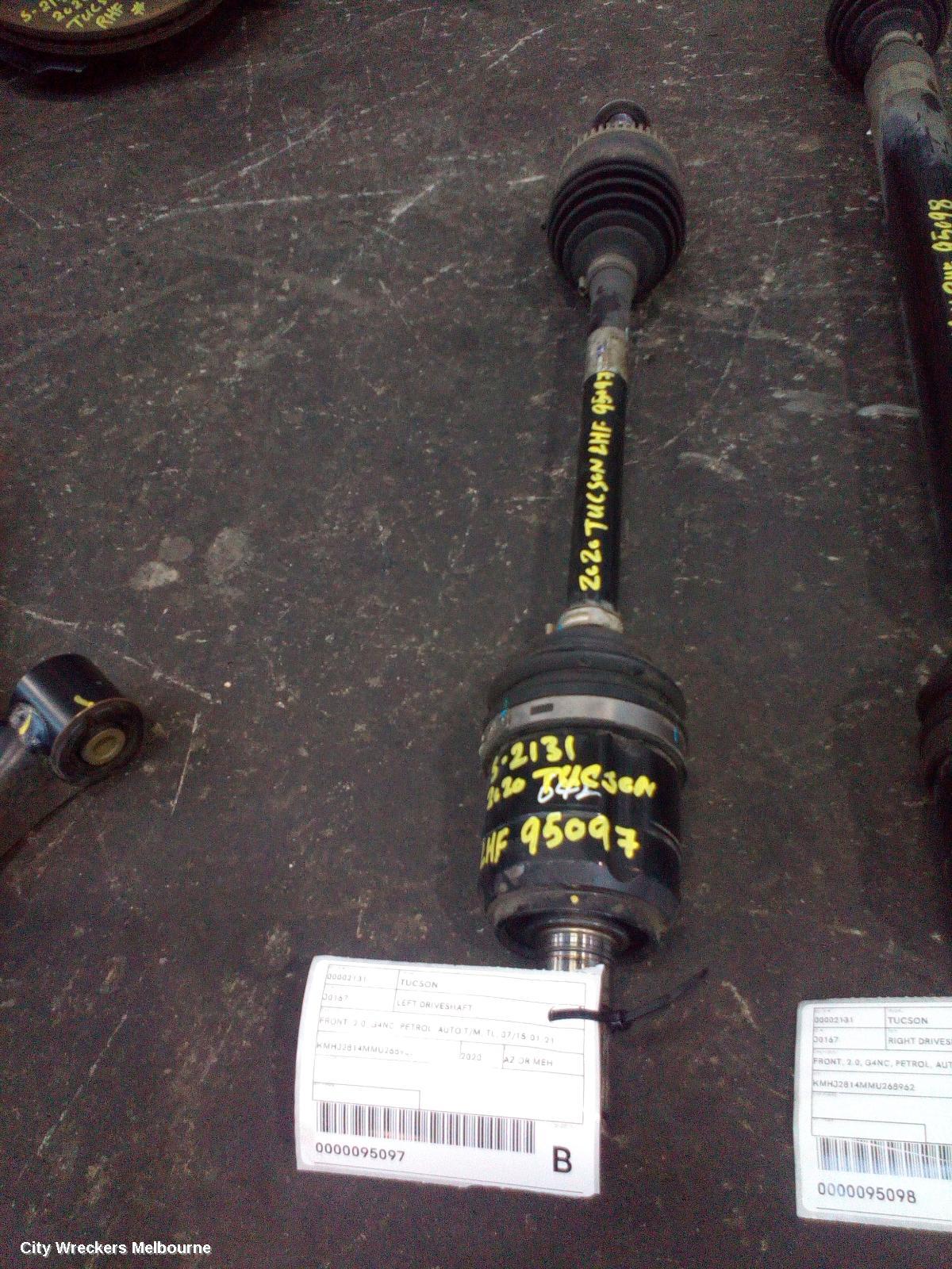 HYUNDAI TUCSON LEFT DRIVESHAFT, FRONT, 2.0, G4NC, PETROL, AUTO T/M, TL, 07/2015 - 01/2021 - Image 1