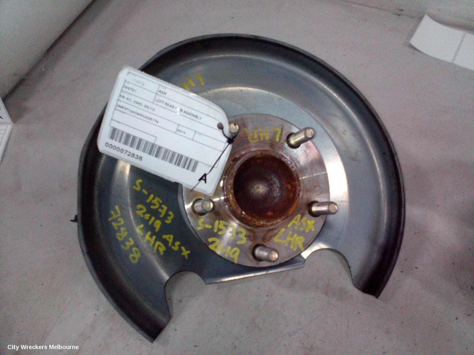 MITSUBISHI ASX LEFT REAR HUB ASSEMBLY, XB-XC, 2WD, 09/2012 ONWARDS - Image 1