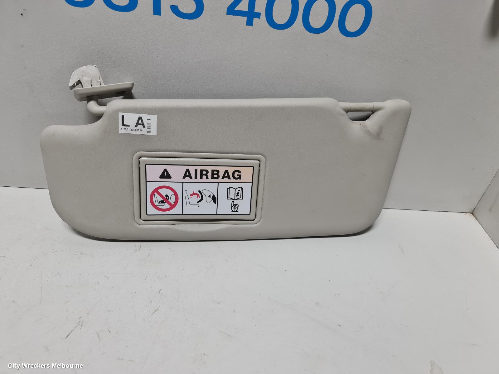 NISSAN QASHQAI SUNVISOR, J11, LH SIDE, BEIGE, 12/2013 - 07/2021 - Image 2