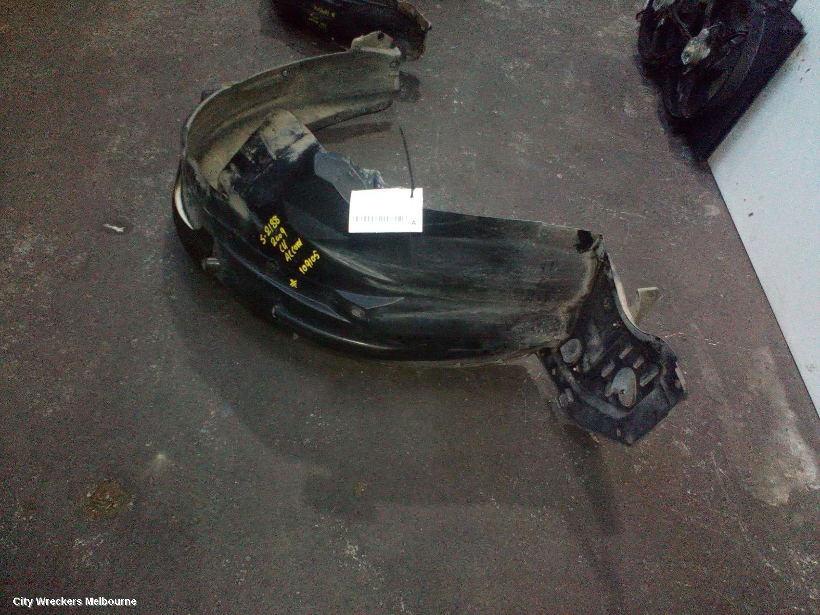 HONDA ACCORD RIGHT GUARD LINER, 8TH GEN, EURO (VIN JHMCU), 06/2008 - 12/2015 - Image 2