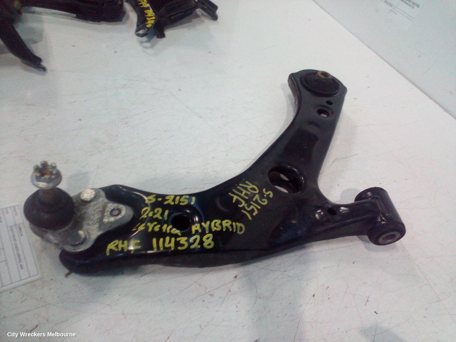 TOYOTA COROLLA RIGHT FRONT LOWER CONTROL ARM, E210, 07/2018 ONWARDS - Image 1