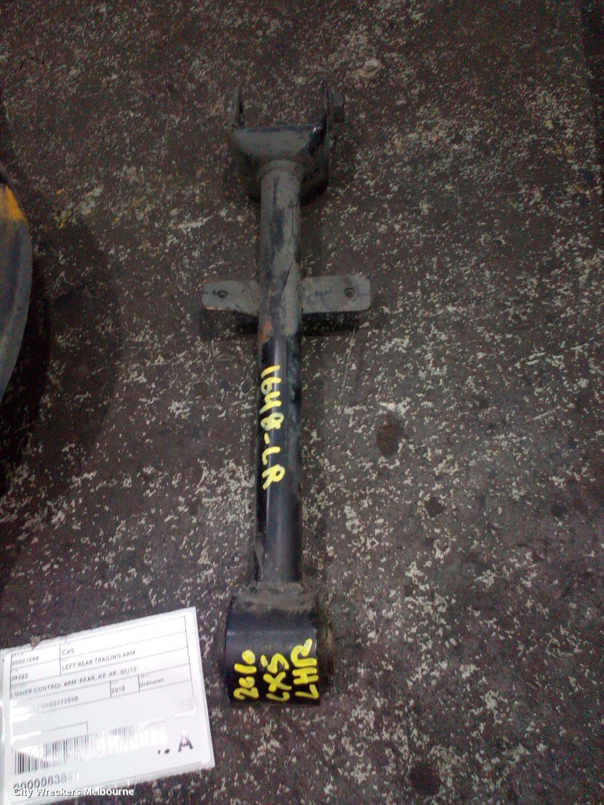 MAZDA CX5 LEFT REAR TRAILING ARM, LOWER CONTROL ARM-REAR, KE-KF, 02/2012 ONWARDS - Image 2