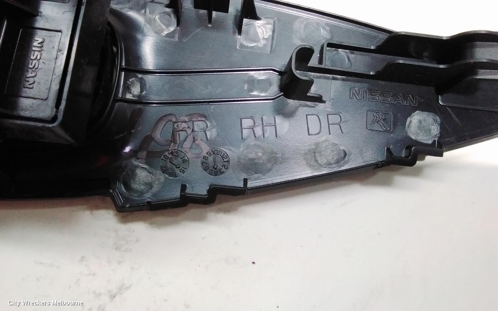 NISSAN QASHQAI PWR DR WIND SWITCH, RH FRONT (MASTER SWITCH), J11, 06/2014 ONWARDS - Image 3