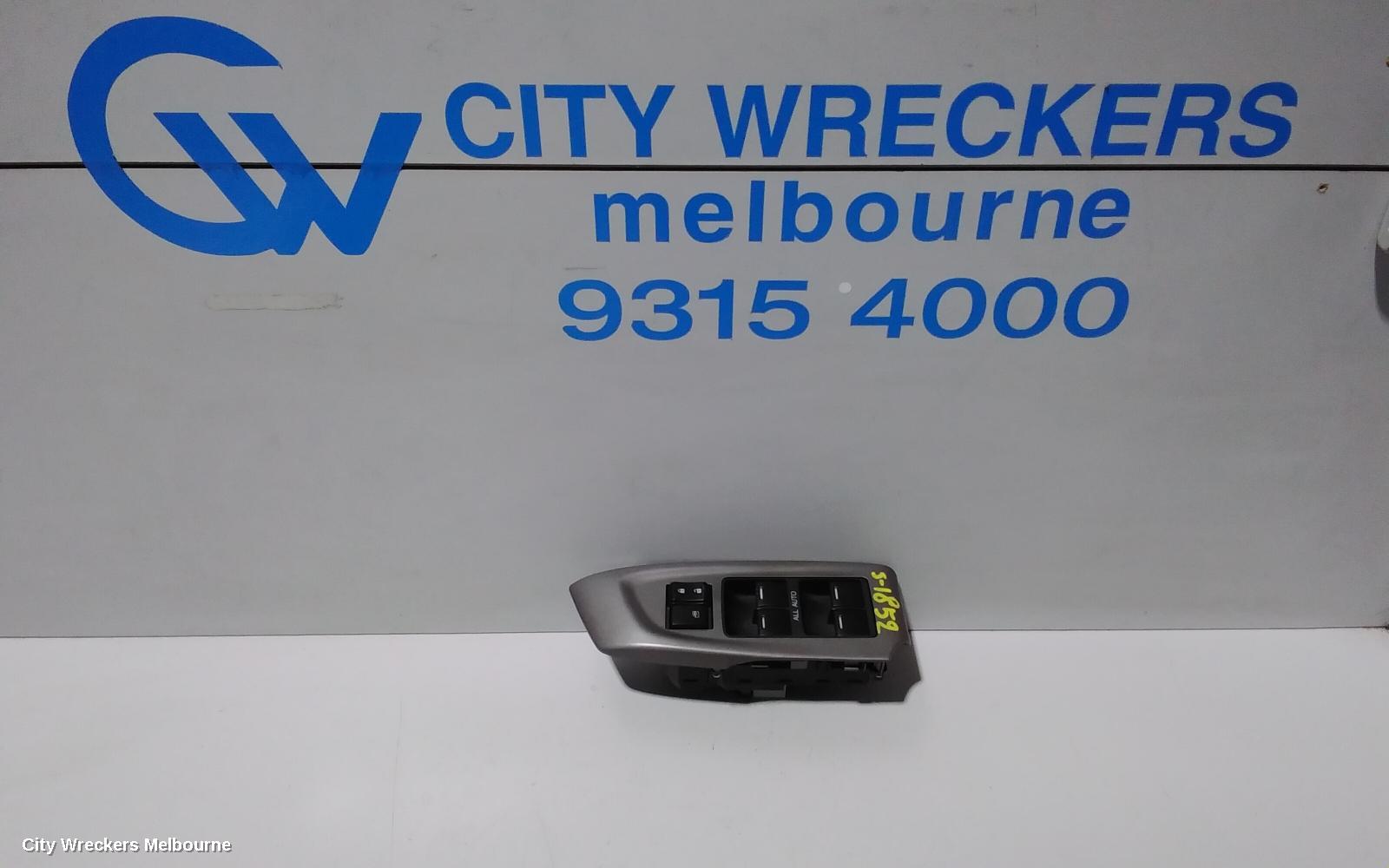 HONDA ACCORD PWR DR WIND SWITCH, RH FRONT (MASTER SWITCH), 8TH GEN, EURO (VIN JHMCU), BASE, 01/2010 - 06/2011 - Image 1