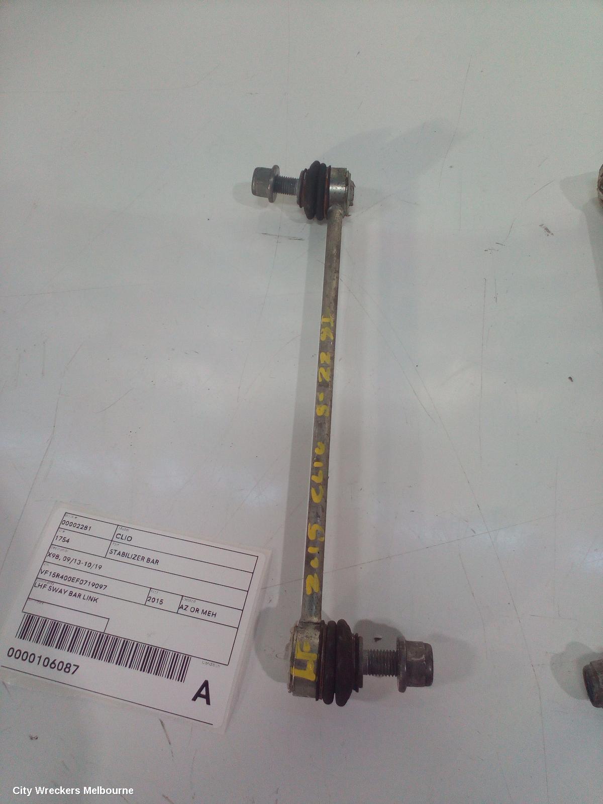 RENAULT CLIO STABILISER BAR, X98, 09/2013 - 10/2019 - Image 2