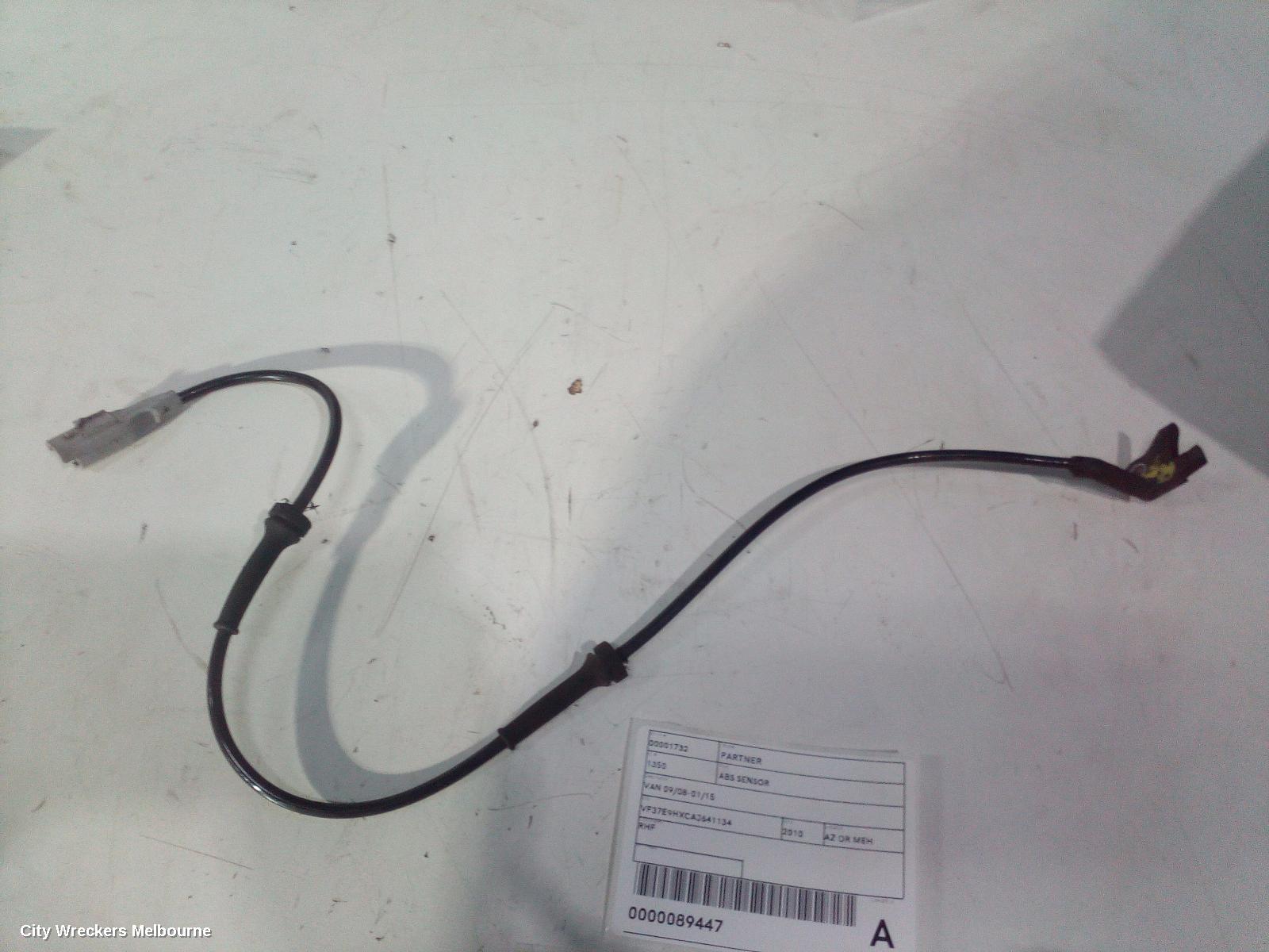PEUGEOT PARTNER ABS SENSOR, VAN 09/2008 - 01/2015 - Image 2