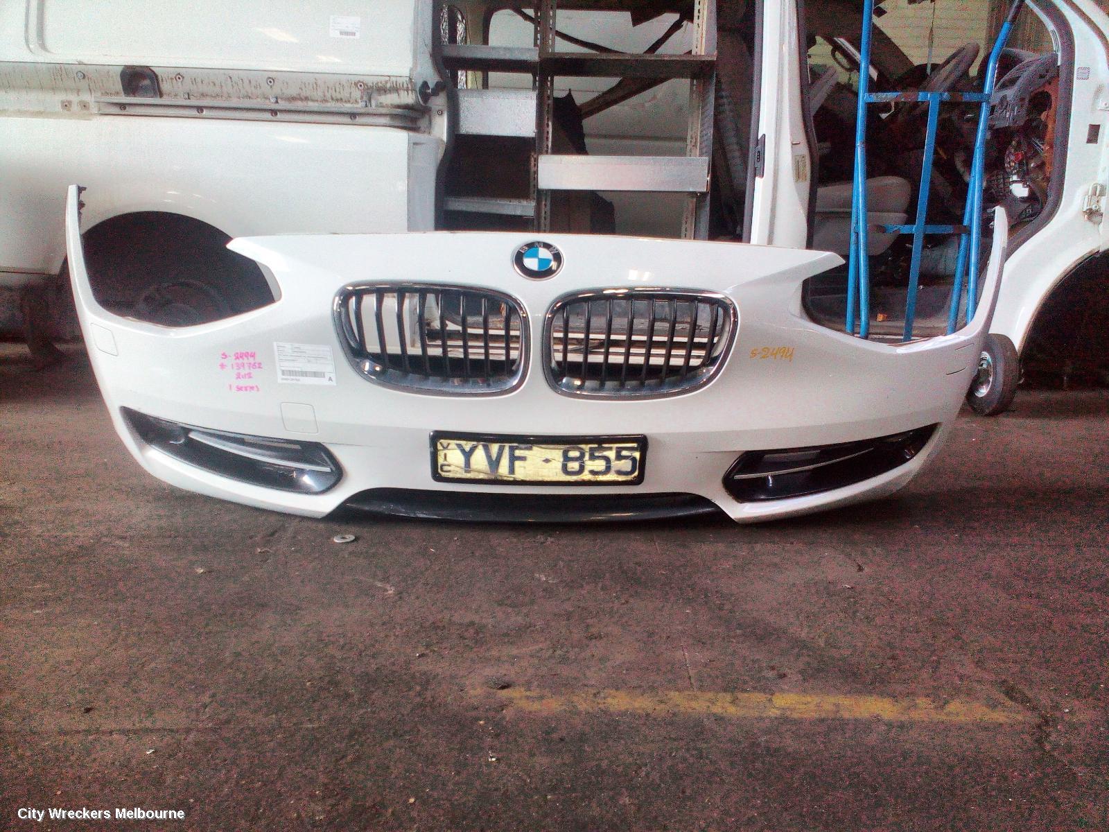 BMW 1 SERIES FRONT BUMPER, F20, HATCH, SPORT/URBAN LINE, NON PARK SENSOR, W/ H/LAMP WASHER TYPE, 06/2011 - 02/2015 - Image 2