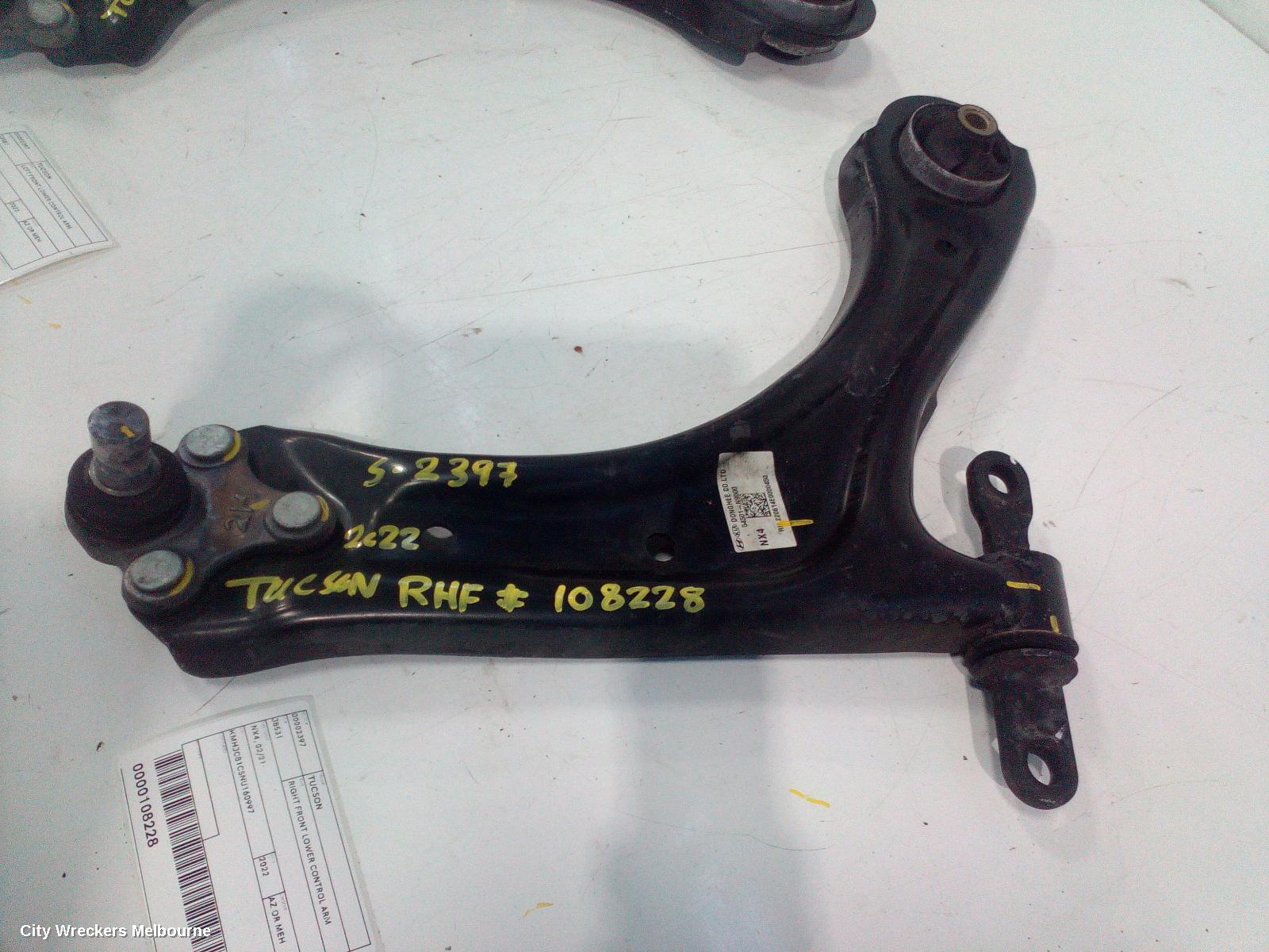 HYUNDAI TUCSON RIGHT FRONT LOWER CONTROL ARM, NX4, 02/2021 ONWARDS - Image 2