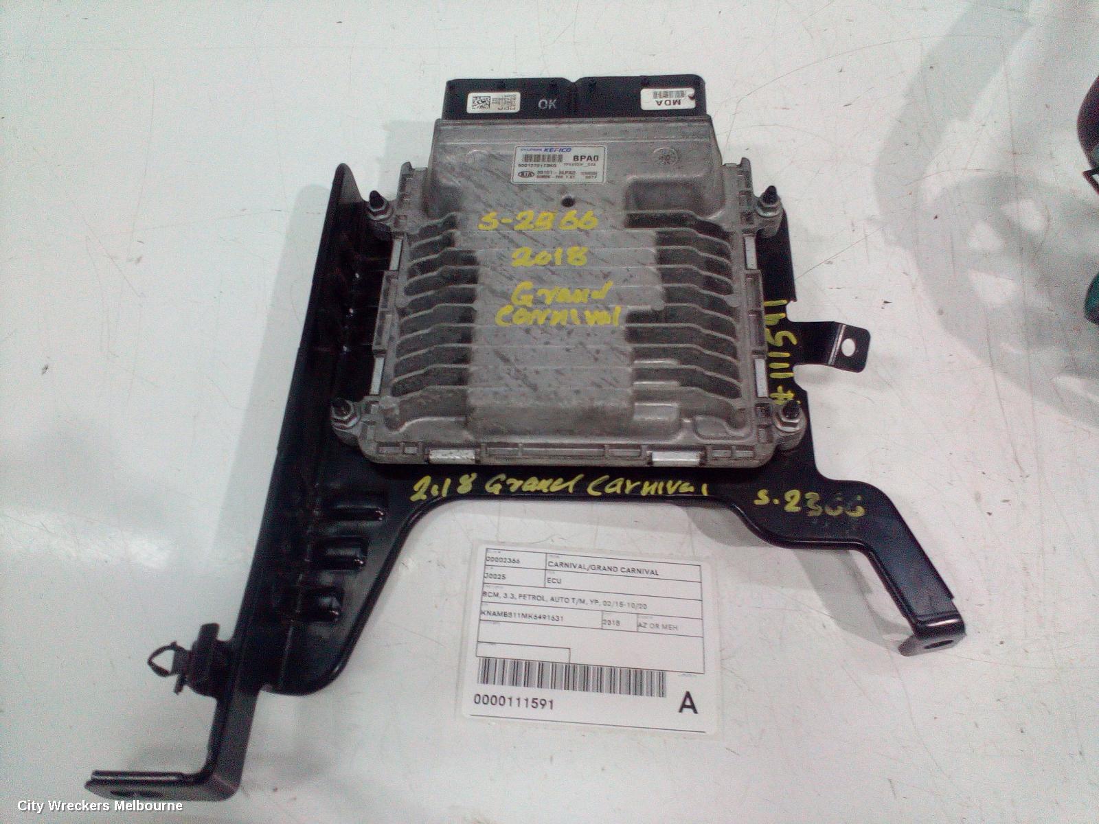 KIA CARNIVAL/GRAND CARNIVAL ECU, BCM, 3.3, PETROL, AUTO T/M, YP, 02/2015 - 10/2020 - Image 2