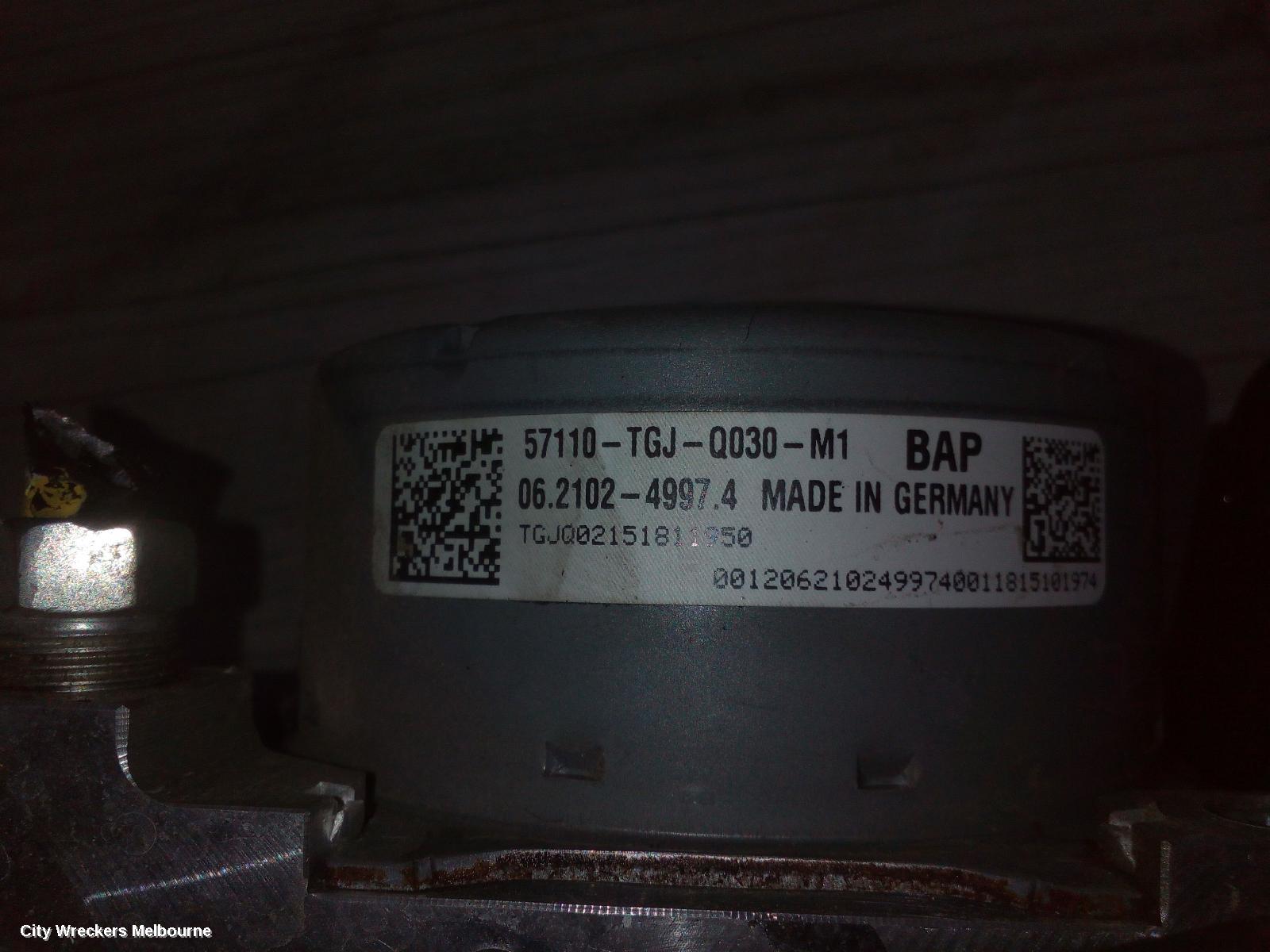 HONDA CIVIC ABS PUMP/MODULATOR, 10TH GEN, 05/2016 - 08/2021 - Image 2