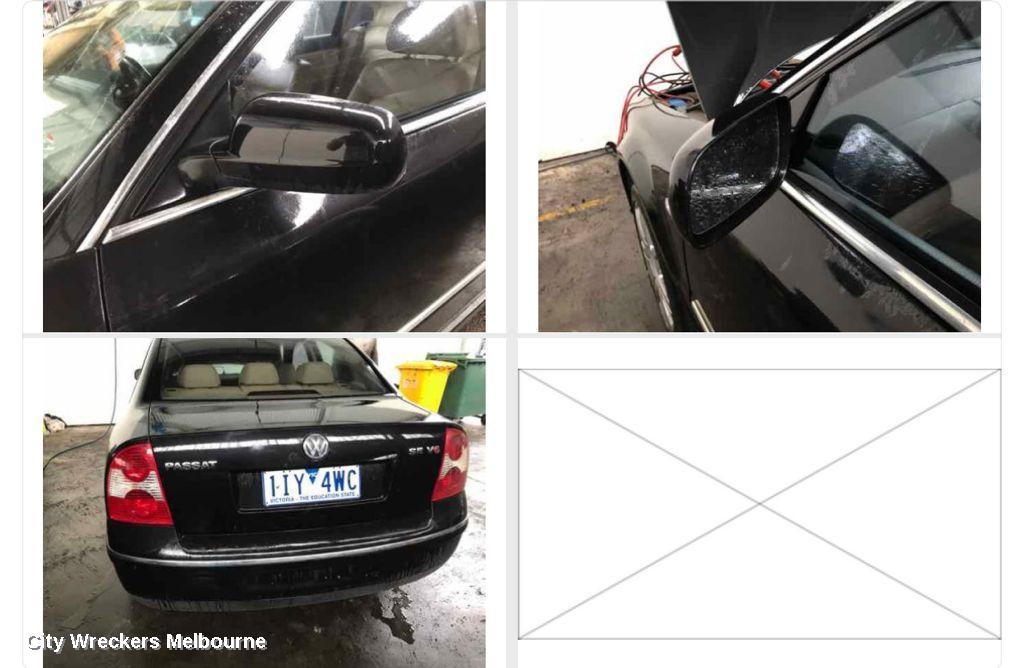 VOLKSWAGEN PASSAT LEFT DOOR MIRROR, 3B/GP, MANUAL FOLDING TYPE (1 PLUG 5 WIRE), 03/1997 - 11/2005 - Image 1