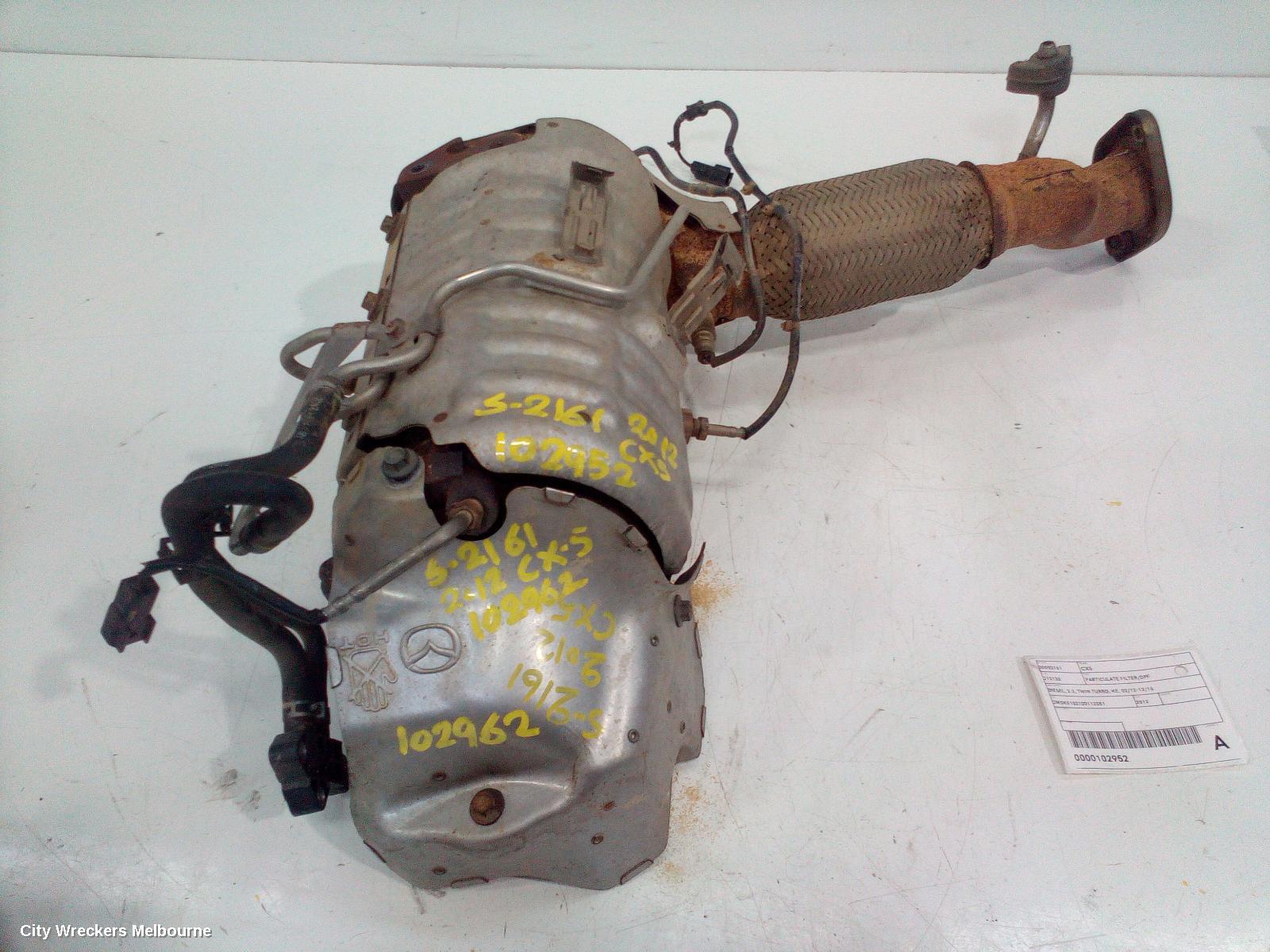 MAZDA CX5 PARTICULATE FILTER/DPF, DIESEL, 2.2, TWIN TURBO, 4WD, KE, 02/2012 - 12/2016 - Image 2