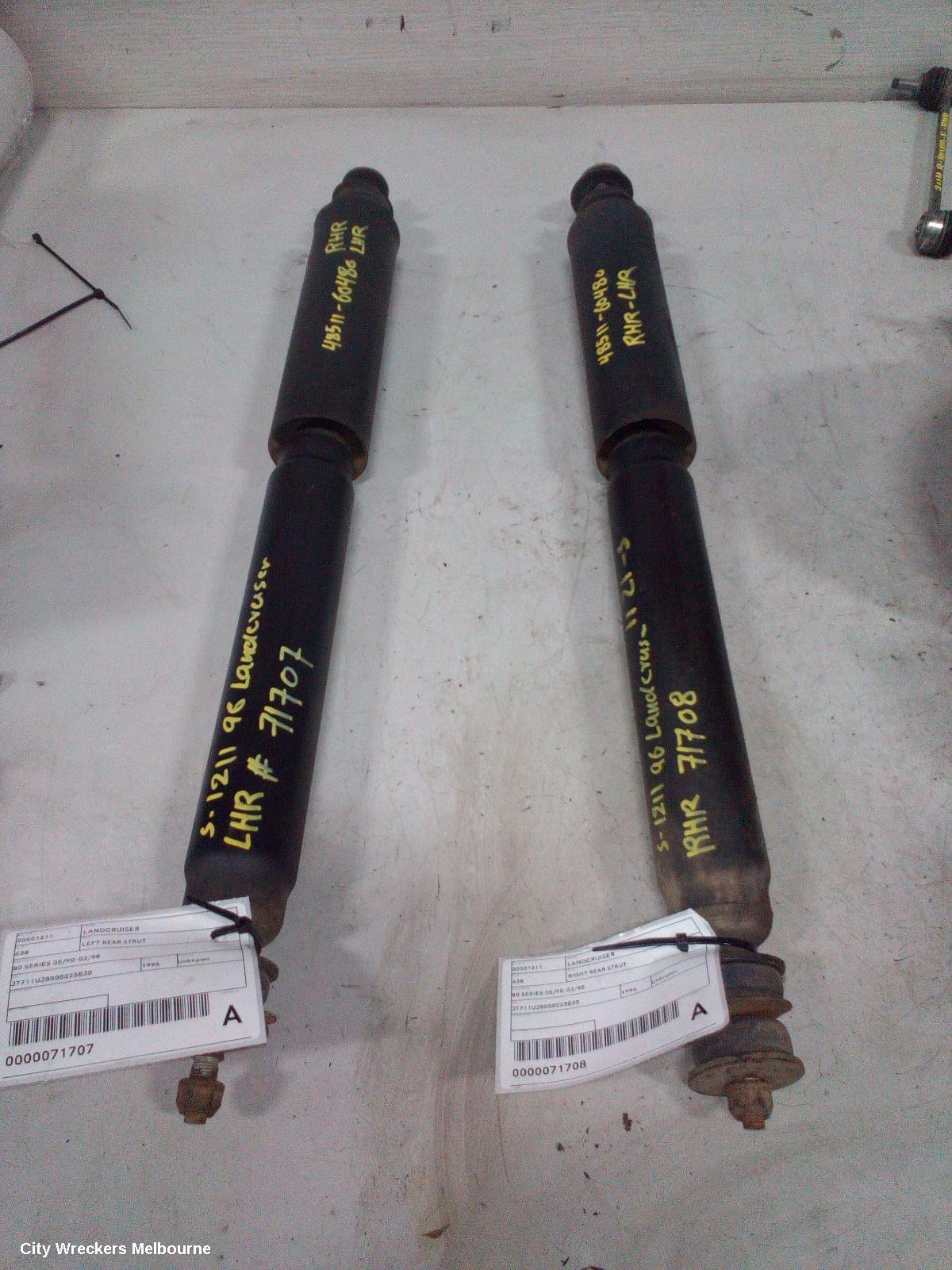 TOYOTA LANDCRUISER RIGHT REAR STRUT, 80 SERIES 05/1990 - 03/1998 - Image 2