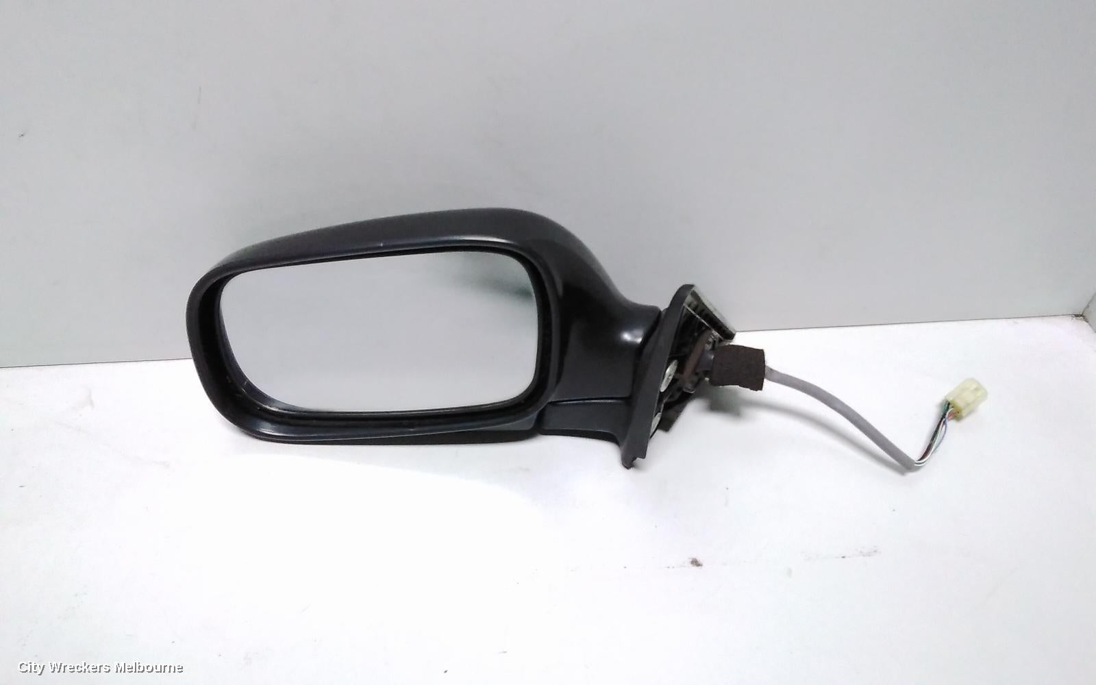 SUBARU FORESTER LEFT DOOR MIRROR, NON TURBO, BLACK, 1 PIECE BACKING TYPE, 07/2002 - 08/2003 - Image 3