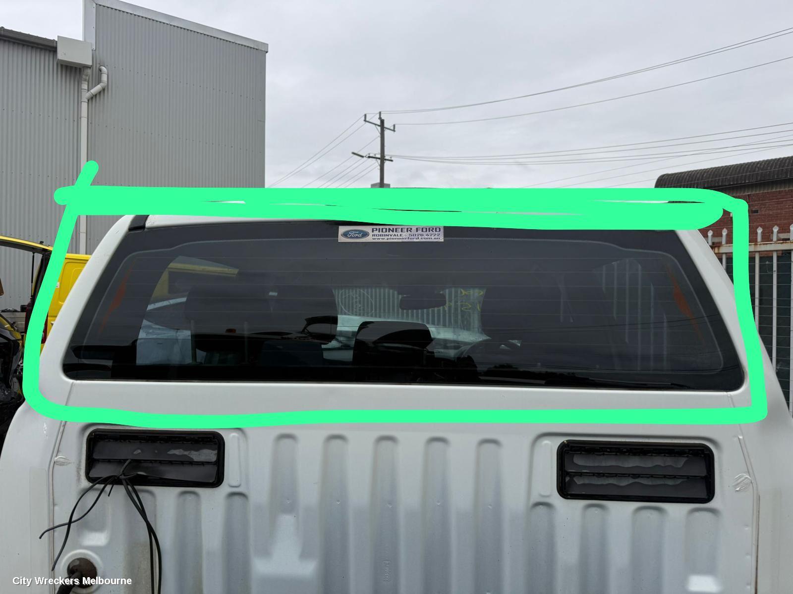 FORD RANGER REAR/TAILGATE GLASS, REAR GLASS, HEATED, STANDARD TYPE, PX, 07/2011 - 04/2022 - Image 1