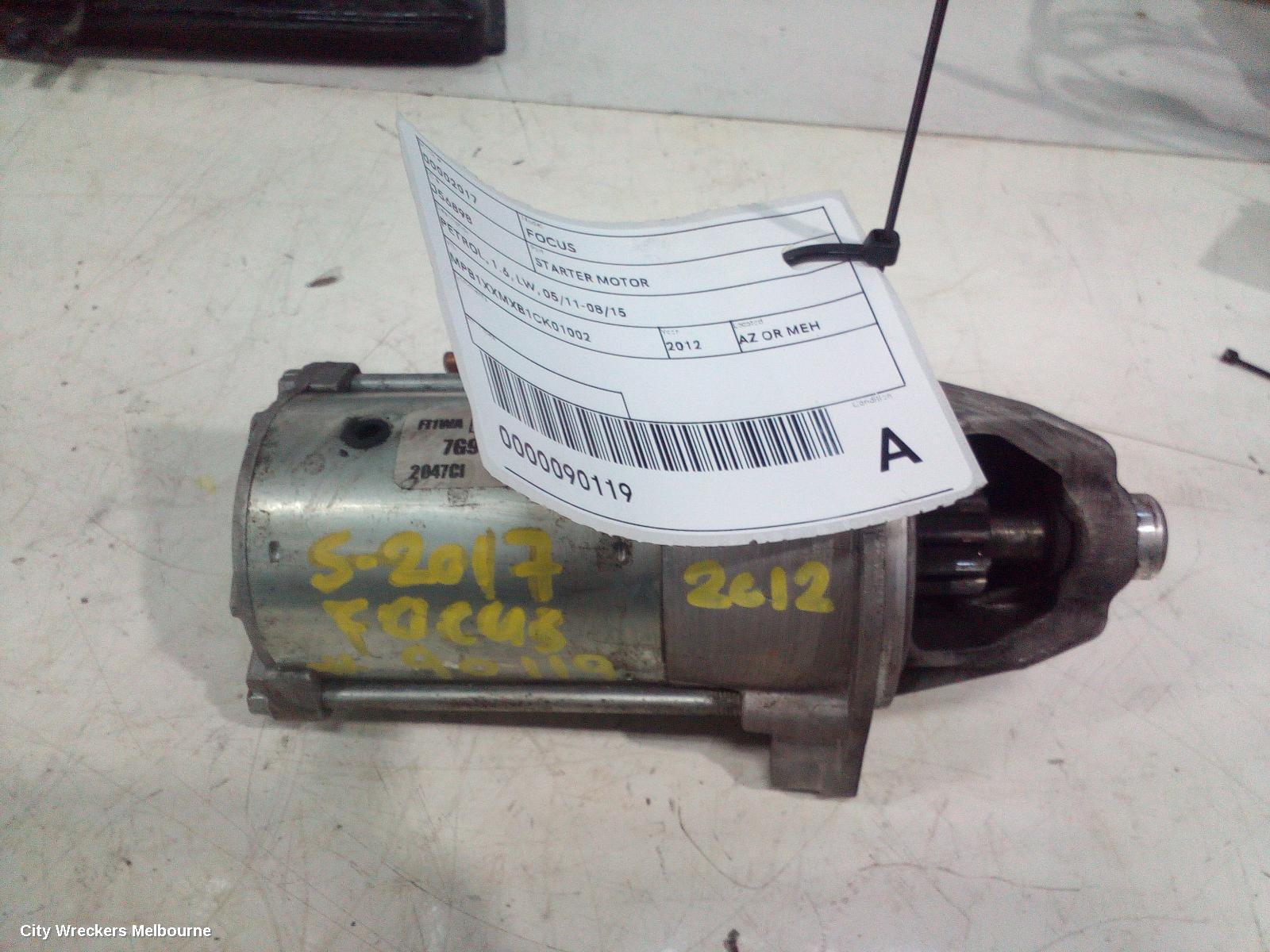 FORD FOCUS STARTER, PETROL, 1.6, LW, 05/2011 - 08/2015 - Image 2