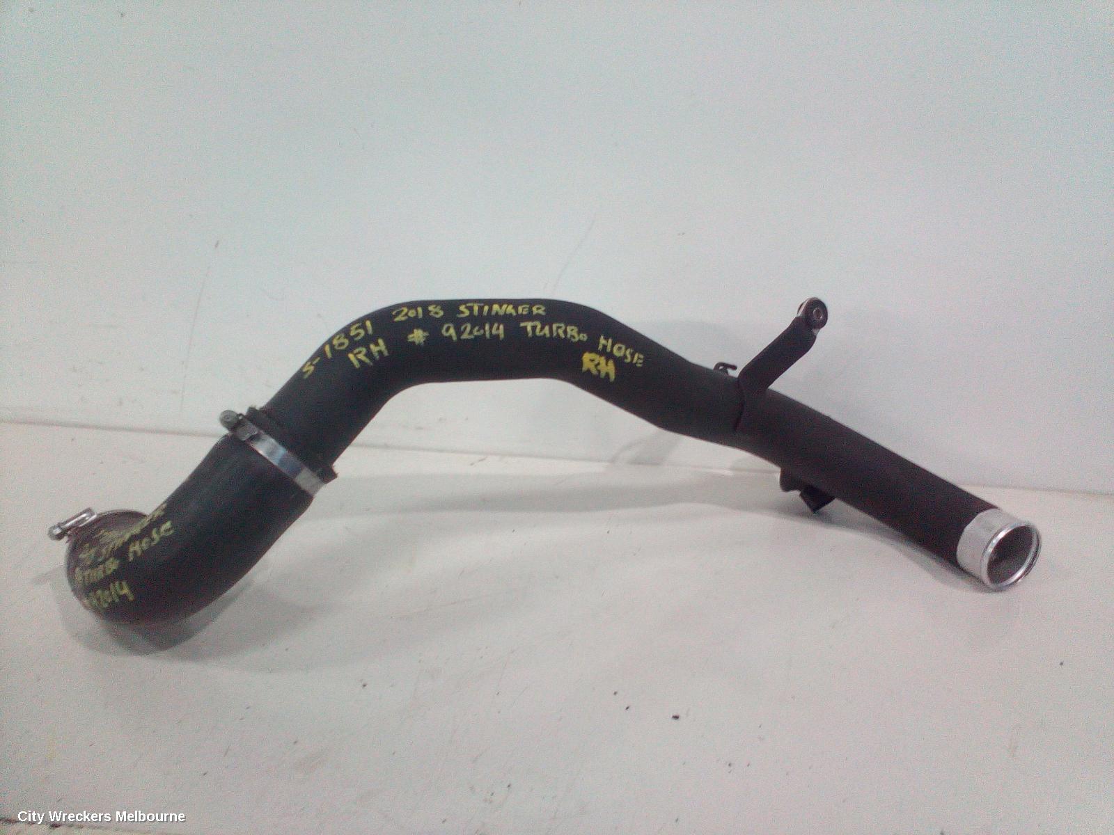 KIA STINGER, CK, 06/2017 - 04/2023, RH TURBO HOSE : 92014 - Image 1