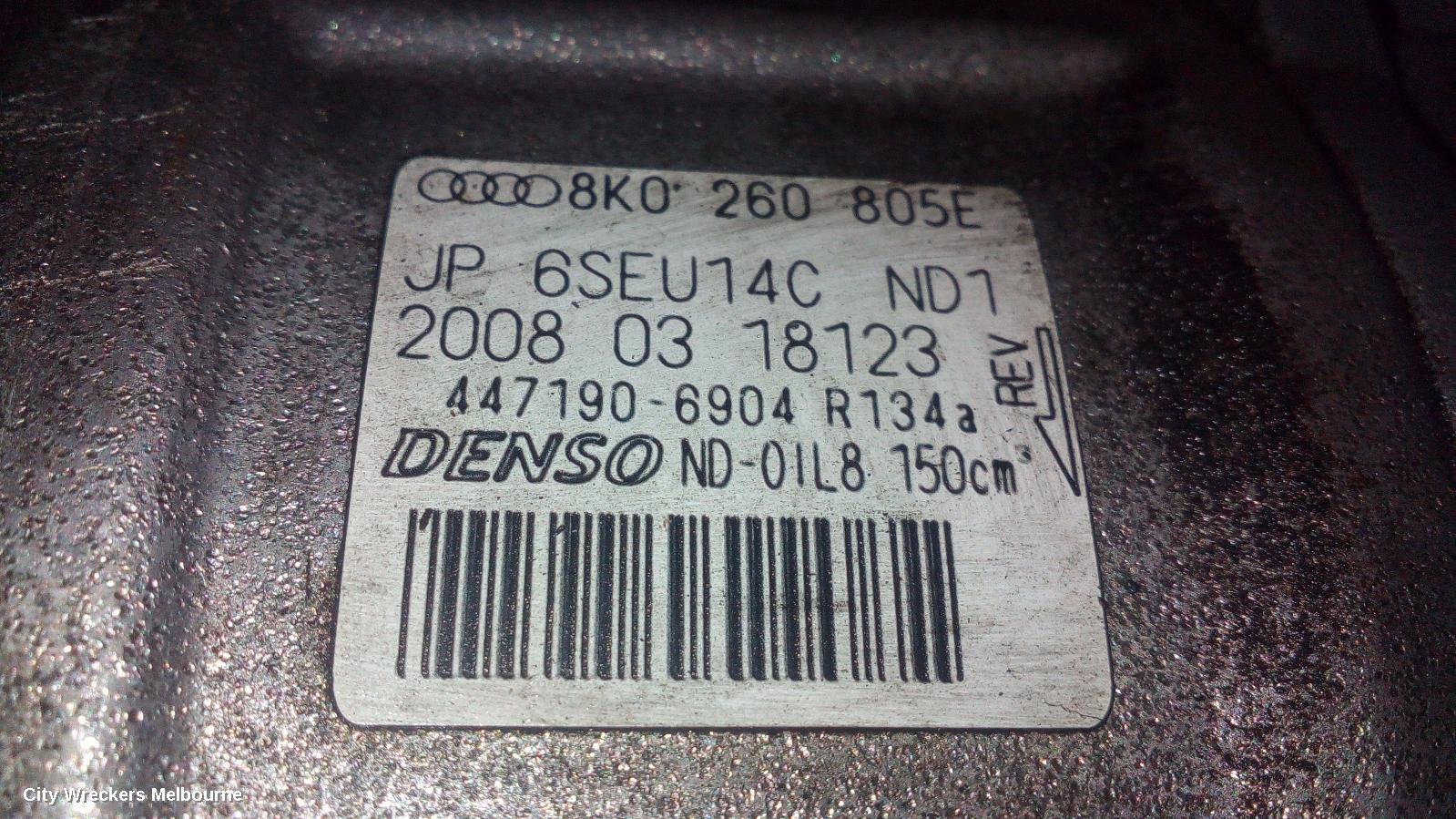AUDI A4 A/C COMPRESSOR, B8 8K (A4), 1.8, PETROL, 02/2008 - 06/2012 - Image 1