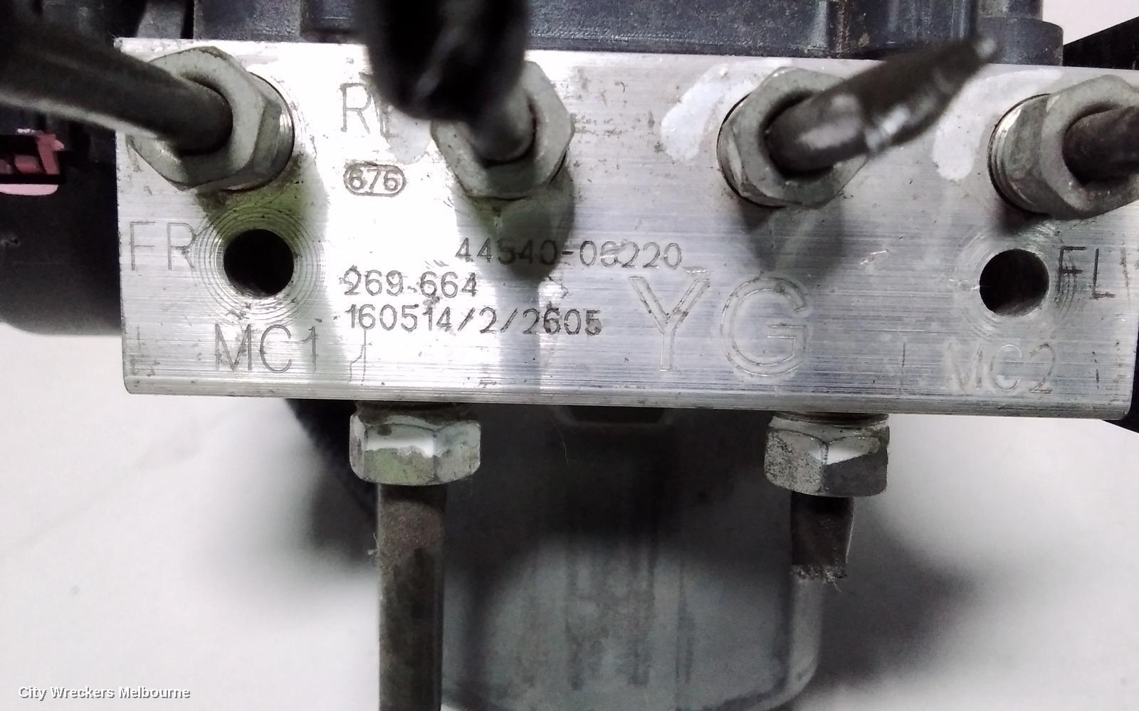 TOYOTA CAMRY ABS PUMP/MODULATOR, ASV50, STANDARD (NON HYBRID), P/N 4454006220, 05/2015 - 10/2017 - Image 3