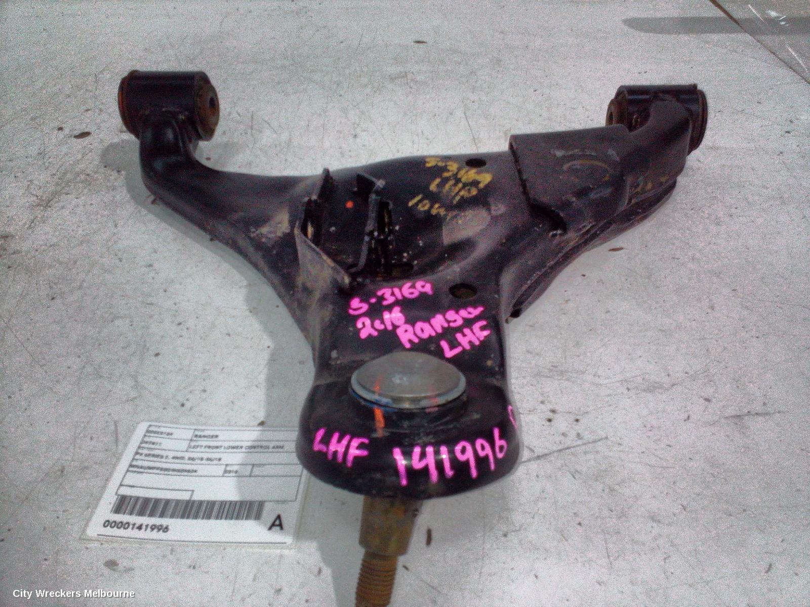FORD RANGER LEFT FRONT LOWER CONTROL ARM, PX SERIES 2, 4WD, 06/2015 - 06/2018 - Image 1