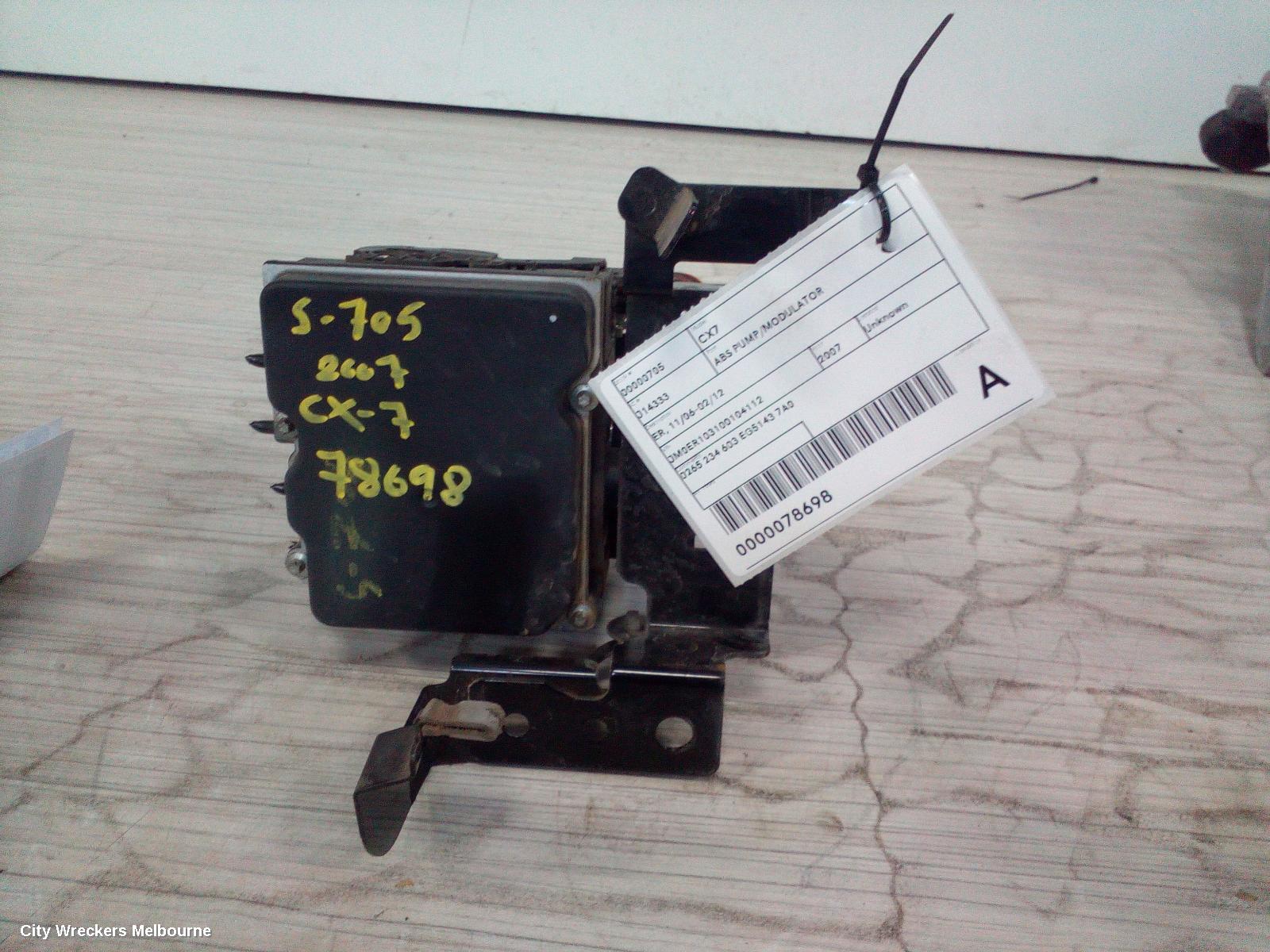 MAZDA CX7 ABS PUMP/MODULATOR, ER, 11/2006 - 02/2012 - Image 3