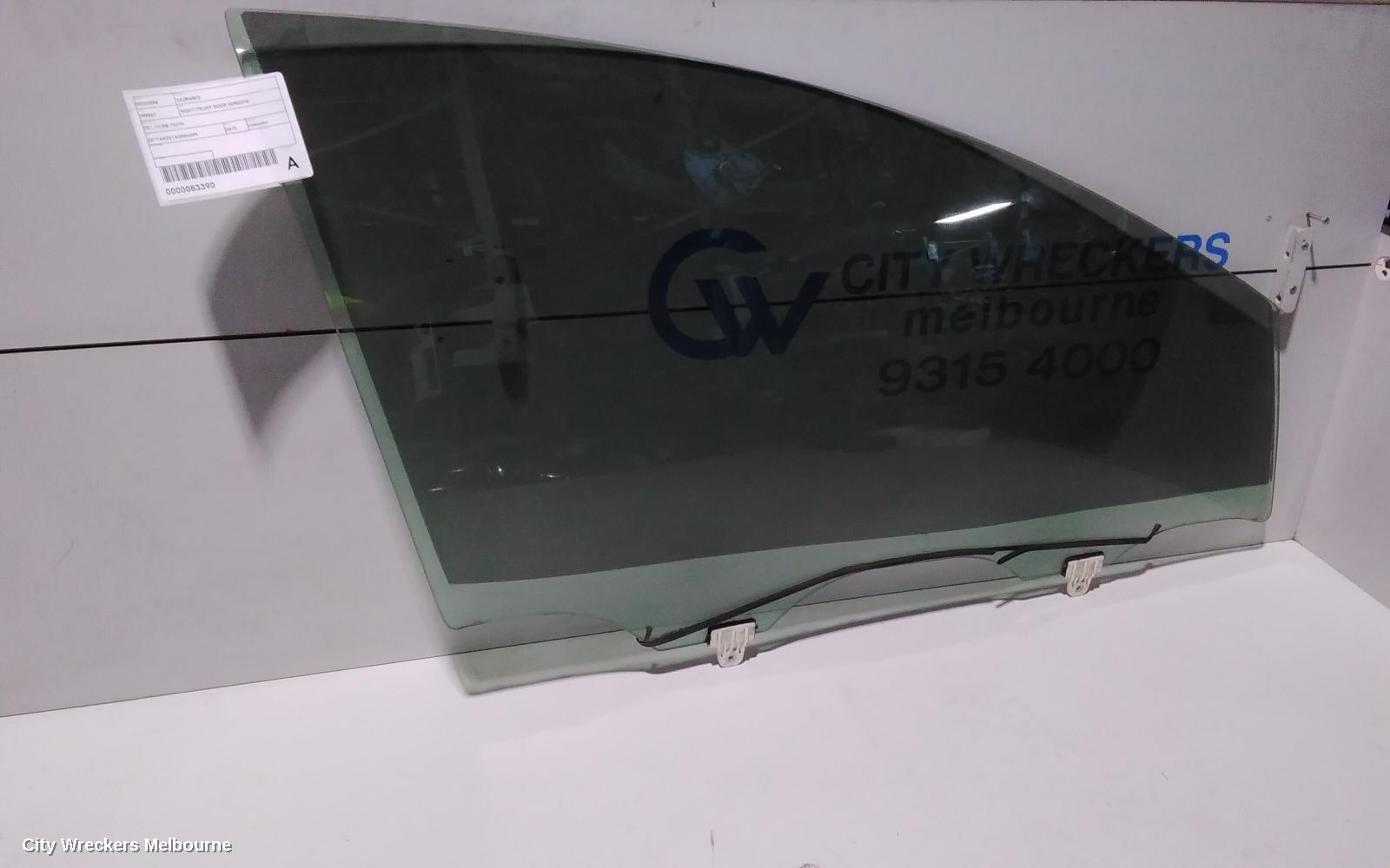 NISSAN MURANO RIGHT FRONT DOOR WINDOW, Z51, 12/2008 - 12/2014 - Image 1