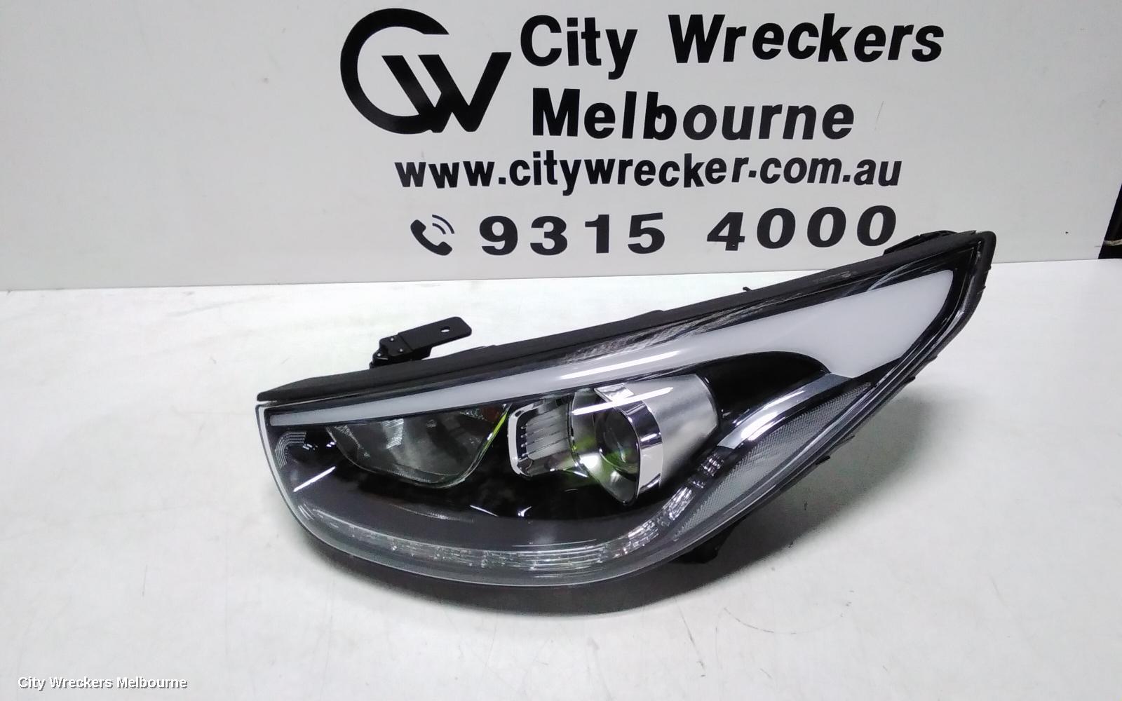 HYUNDAI IX35 LEFT HEADLAMP, LM SERIES, KOREAN BUILT (VIN KMHJ), LED AT BOTTOM TYPE, 09/2013 - 01/2016 - Image 2