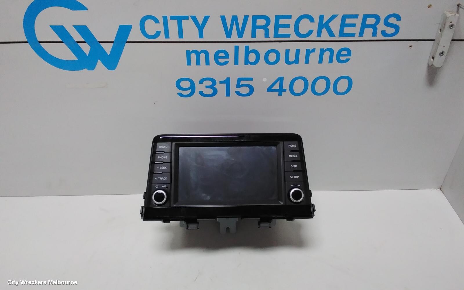 KIA PICANTO RADIO/CD/DVD/SAT/TV, DISPLAY UNIT, 7IN TOUCHSCREEN, JA, 05/2017 - 07/2020 - Image 1