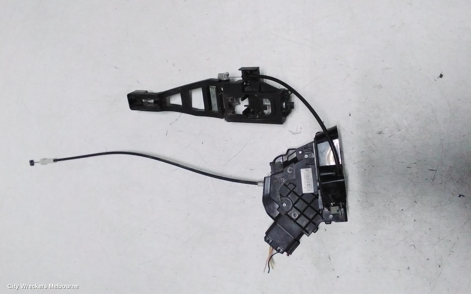FORD FALCON DOOR/BOOT/GATE LOCK, AU-BA MKII, LEFT FRONT DOOR LOCK, WHITE PLUG TYPE, 09/1998 - 09/2005 - Image 1