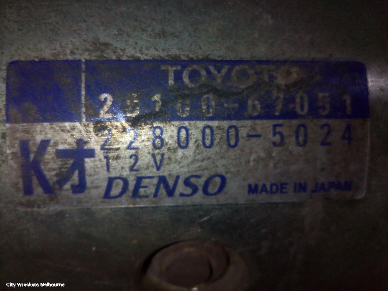 TOYOTA PRADO STARTER, DIESEL, 3.0, 1KD-FTV, 150 SERIES, 08/2009 - 05/2015 - Image 3