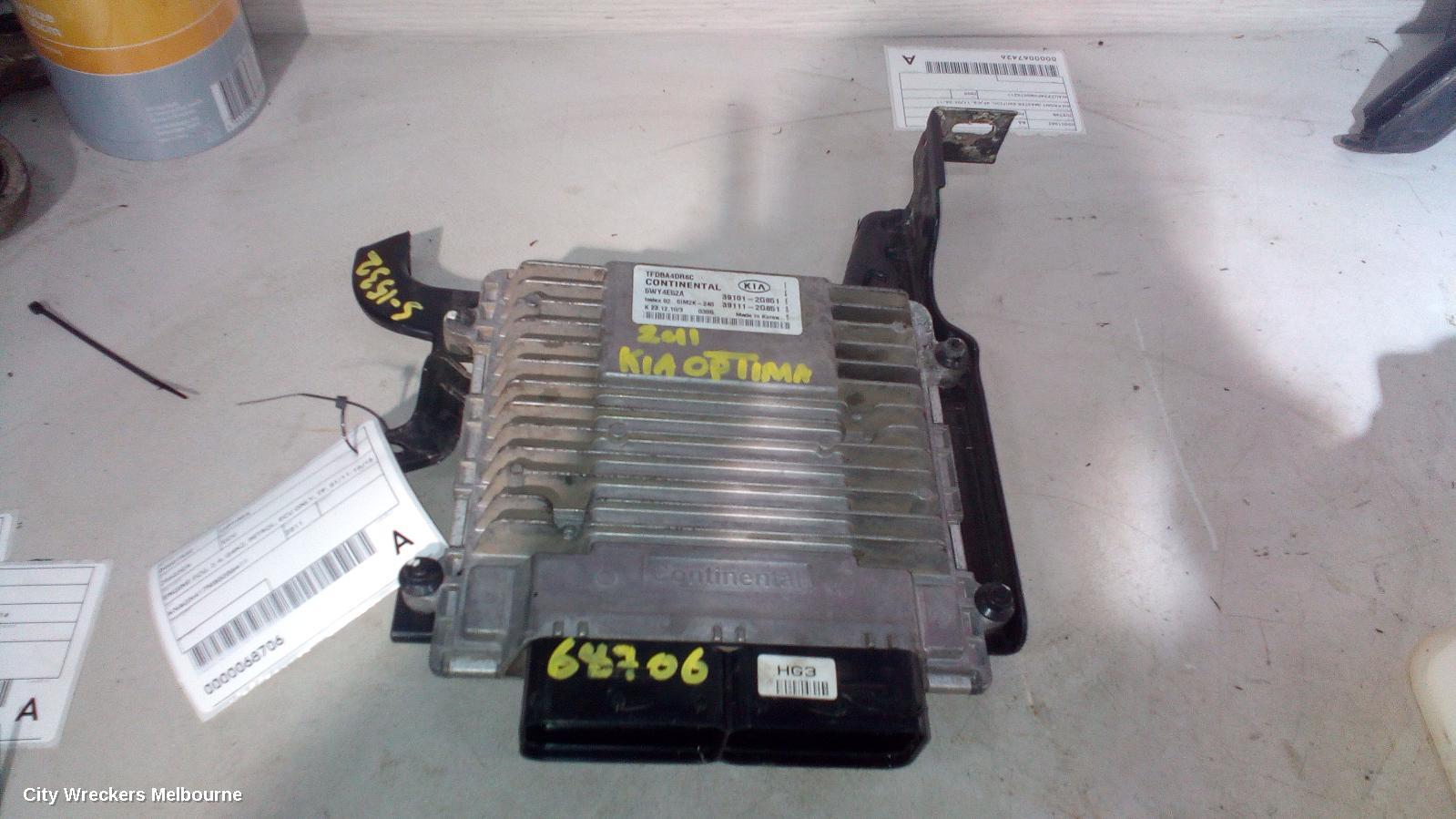 KIA OPTIMA ECU, ENGINE ECU, 2.4, G4KJ, PETROL, ECU ONLY, TF, 01/2011 - 10/2015 - Image 2