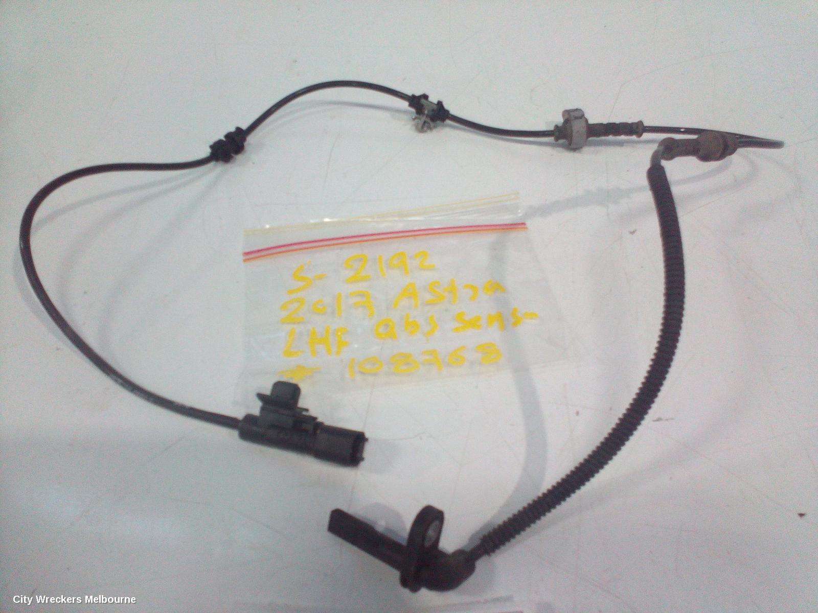 HOLDEN ASTRA ABS SENSOR, LH FRONT, BK-BL, 09/2016 - 12/2020 - Image 2