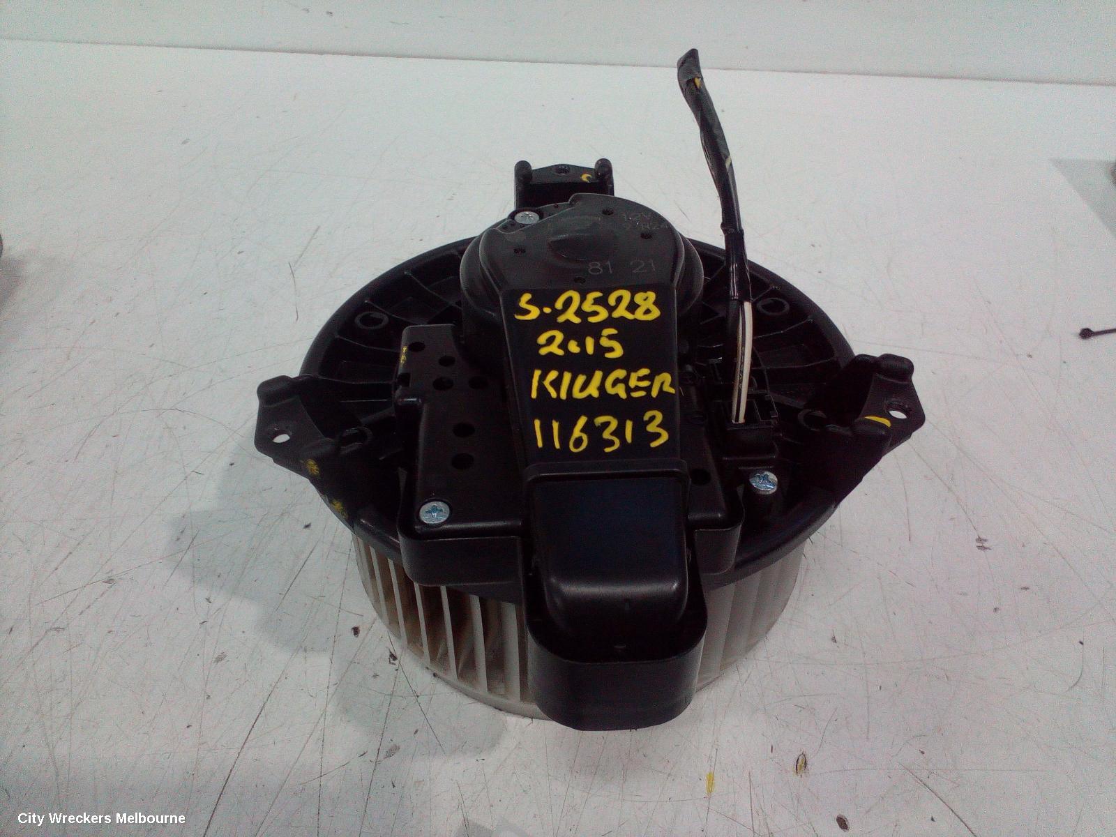TOYOTA KLUGER HEATER FAN MOTOR, GSU50/GSU55, FRONT, 12/2013 - 02/2021 - Image 1