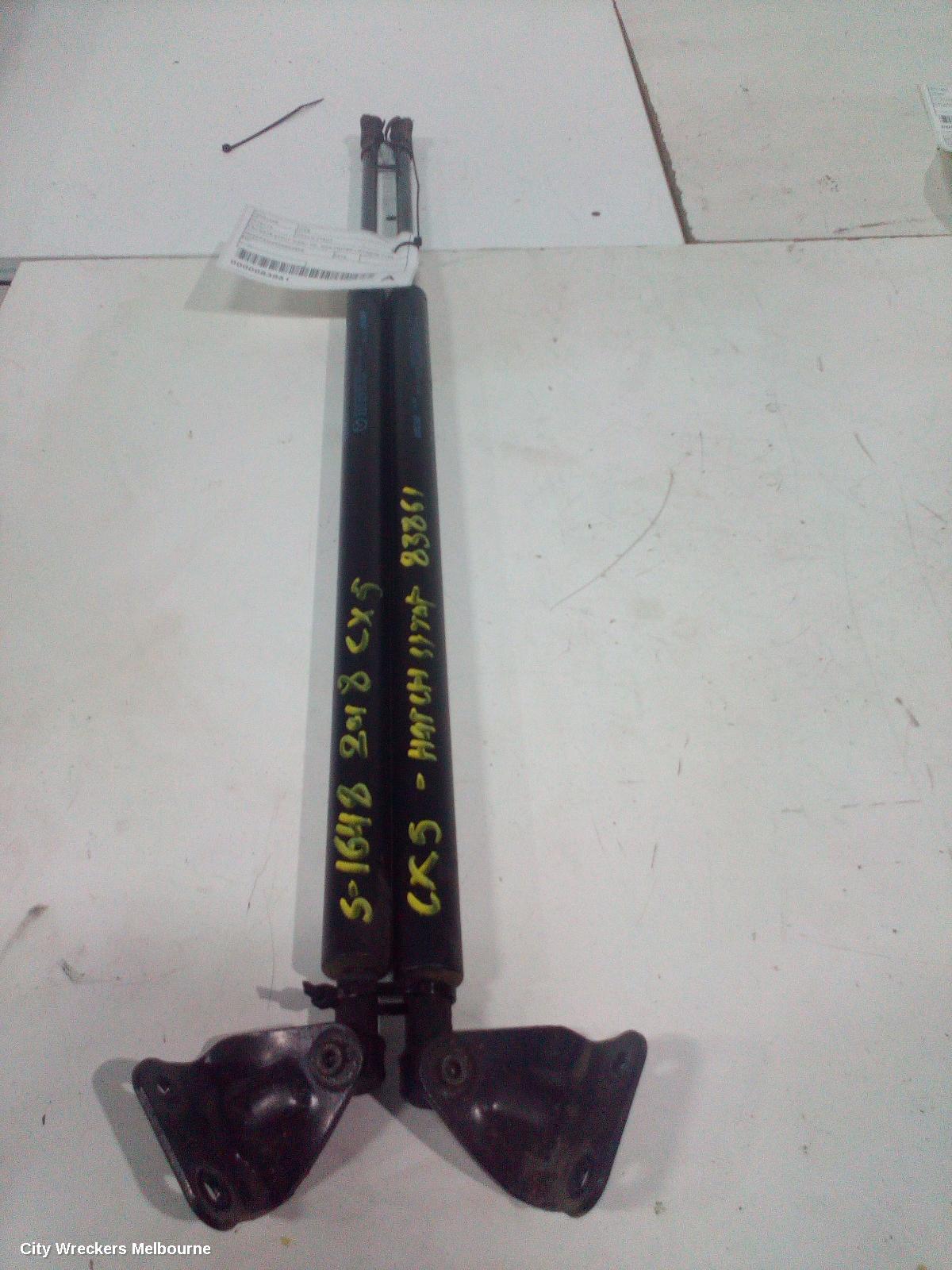 MAZDA CX5 HATCH STRUT, TAILGATE STRUT (PAIR), KF, NON POWER LIFTGATE TYPE, 02/2017 ONWARDS - Image 1