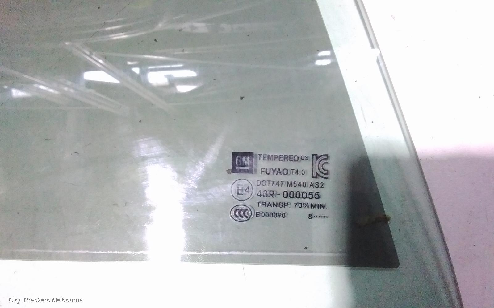 HOLDEN TRAX RIGHT FRONT 1/4 DOOR GLASS, TJ SERIES, 08/2013 - 12/2020 - Image 2