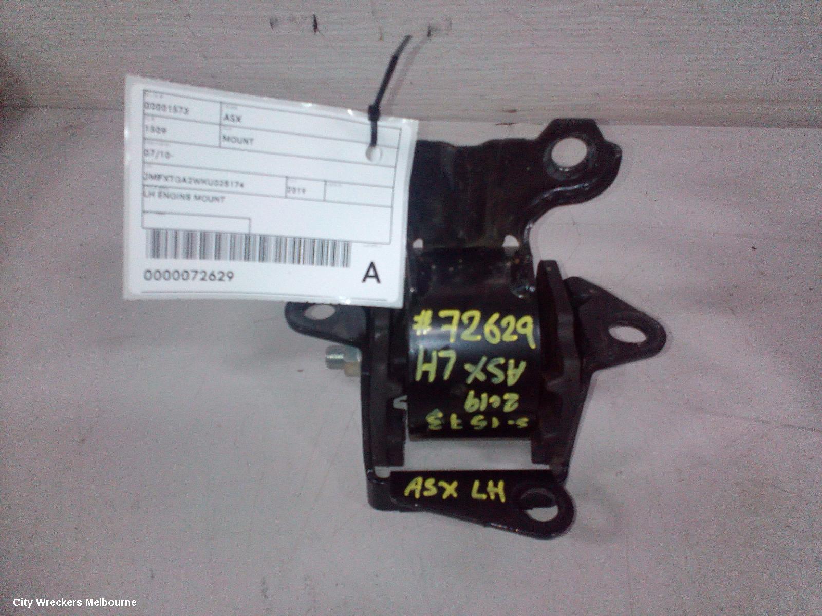 MITSUBISHI ASX MOUNT, ENGINE MOUNT, LEFT, PETROL, 2.0, 4B11, MIVEC/VVT, FWD, XA-XD, 05/2010 ONWARDS - Image 1