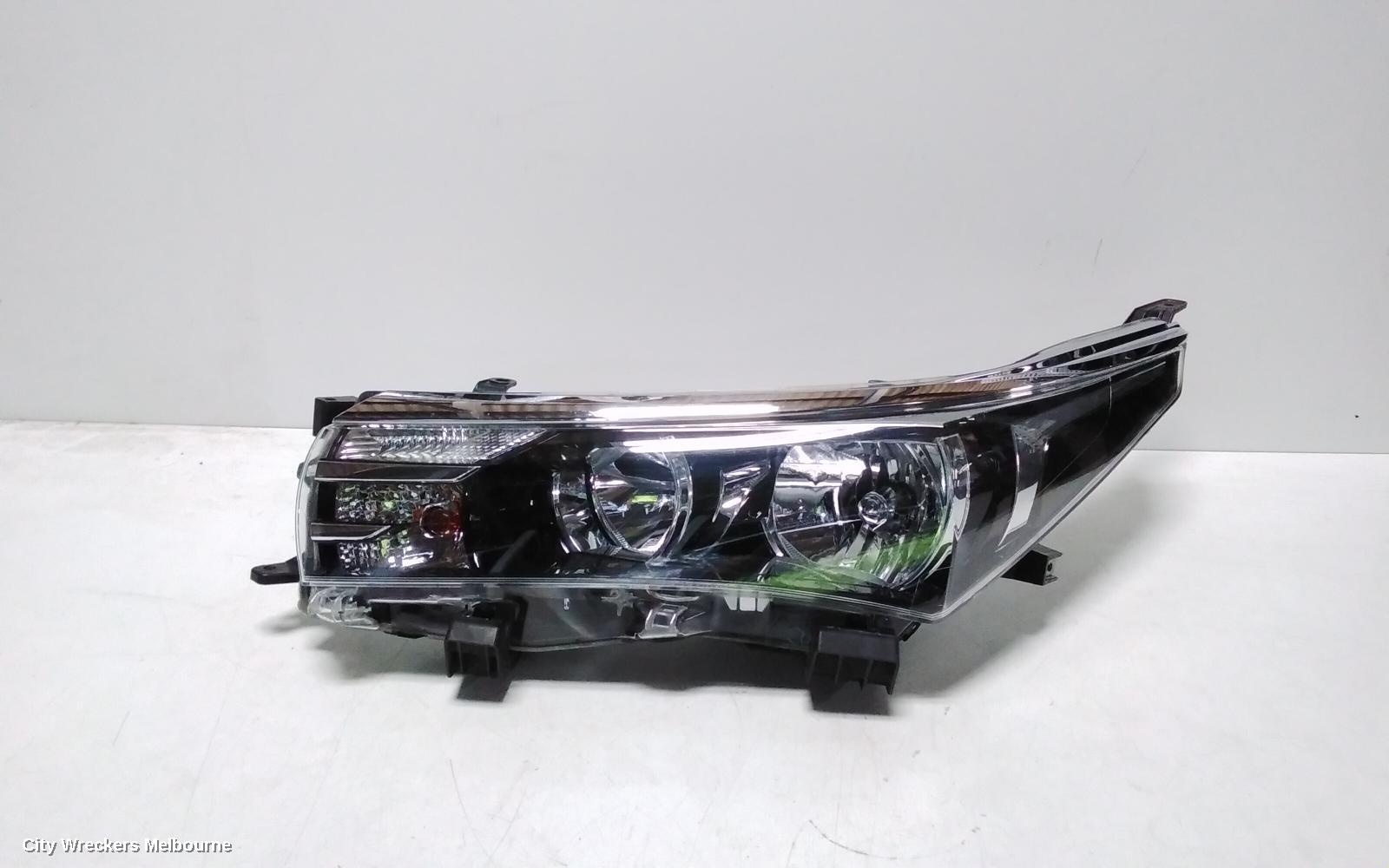 TOYOTA COROLLA LEFT HEADLAMP, ZRE172R, SEDAN, ASCENT/SX, HALOGEN TYPE, 12/2013 - 10/2016 - Image 1