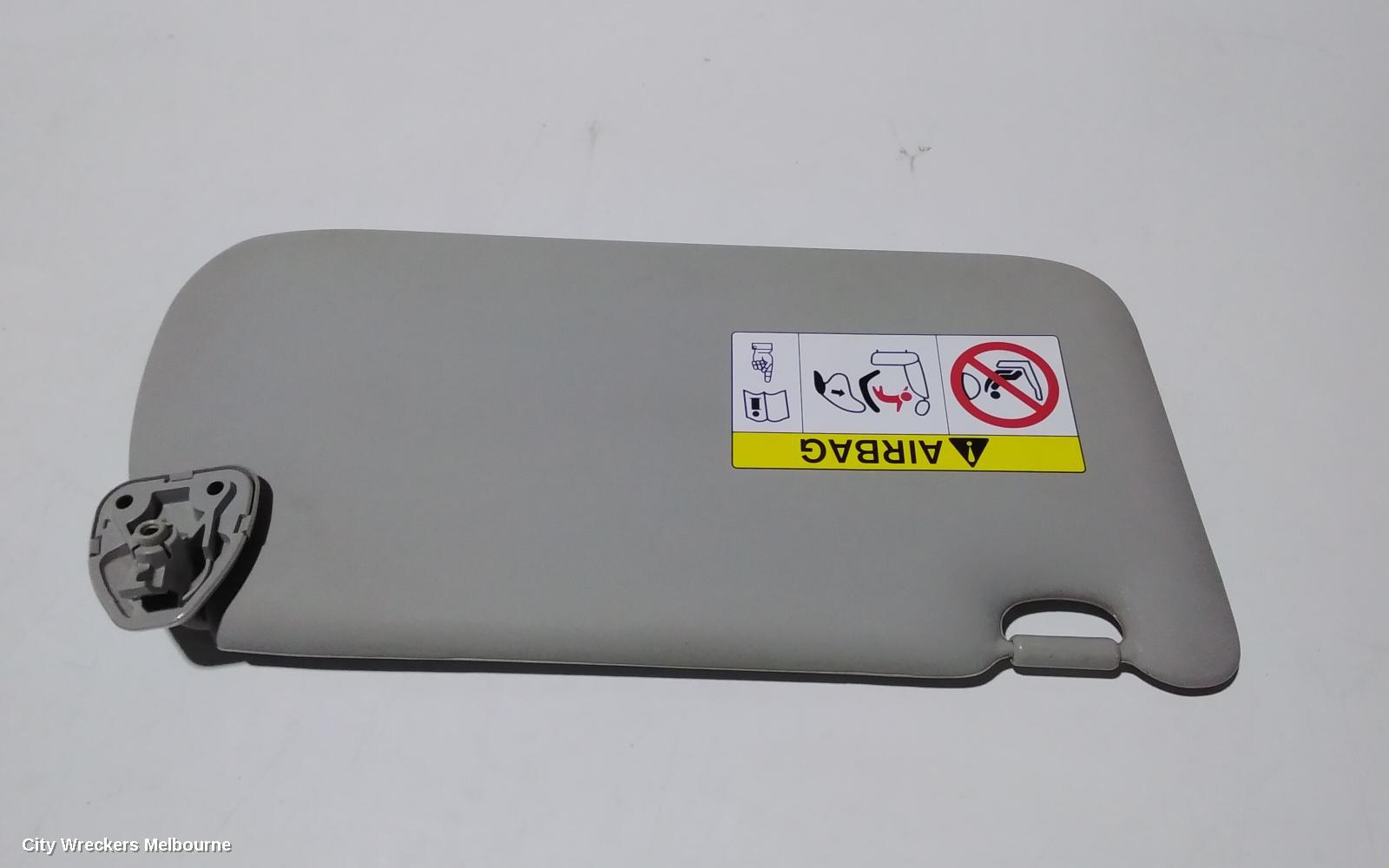 NISSAN NAVARA SUNVISOR, NP300, PAIR, CLOTH, GREY, NON MIRROR, NON COURTESY LIGHT TYPE, 04/2015 ONWARDS - Image 2