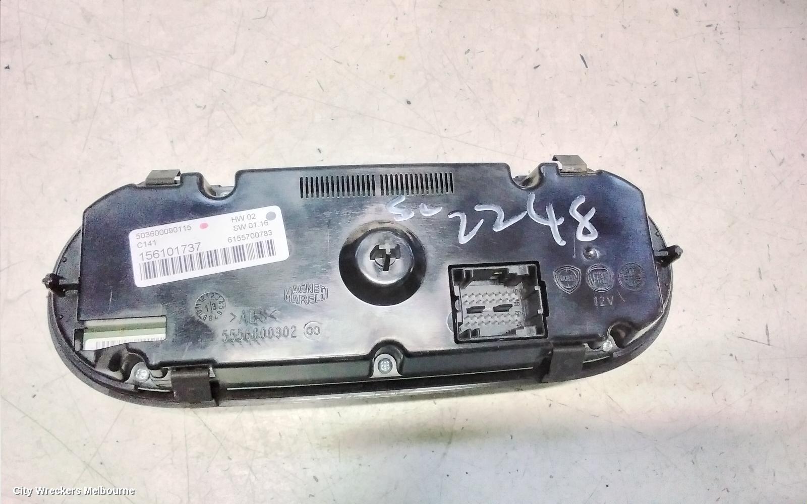 ALFA ROMEO GIULIETTA HEATER/AC CONTROLS, 940 SERIES, 01/2011 - 12/2020 - Image 3