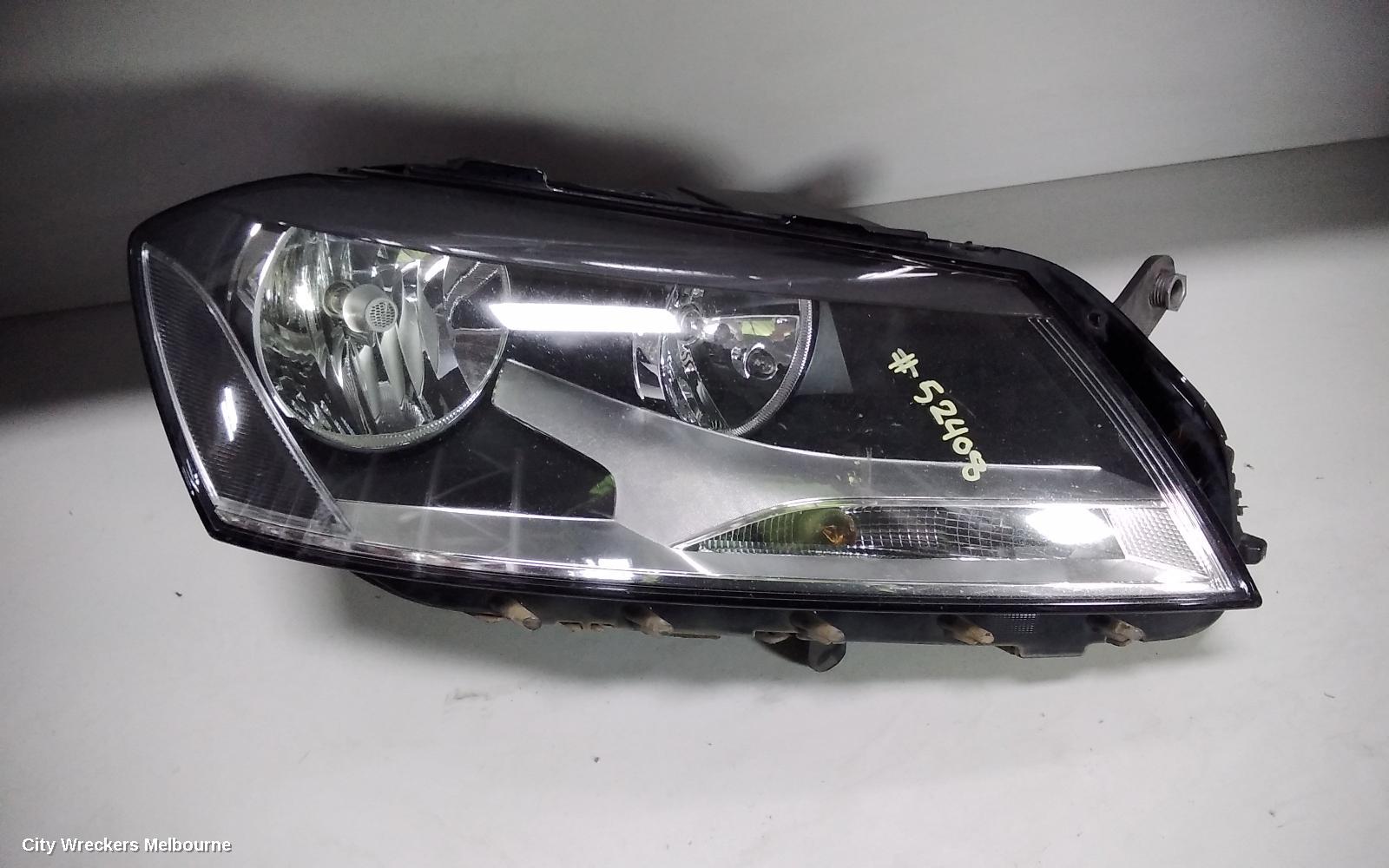 VOLKSWAGEN PASSAT RIGHT HEADLAMP, 3C/MK6 B7, ALLTRACK/SEDAN/WAGON, HALOGEN TYPE, 09/2010 - 05/2015 - Image 2