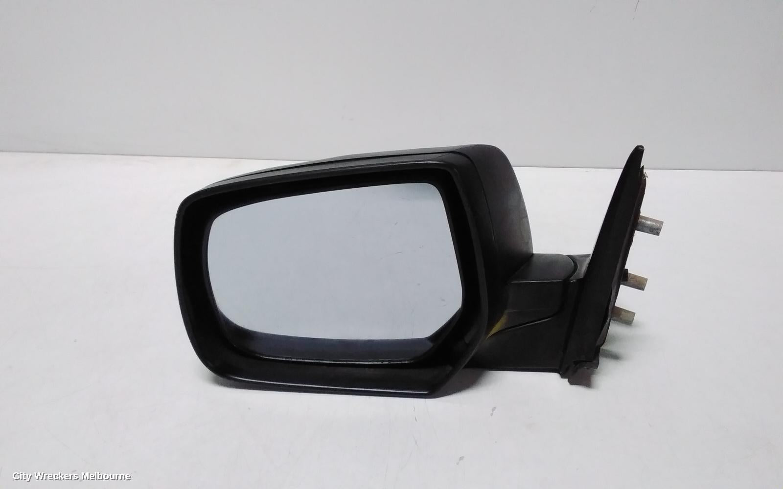 FORD RANGER LEFT DOOR MIRROR, MANUAL, CAB CHASSIS, BLACK, PJ, 12/2006 - 03/2009 - Image 1