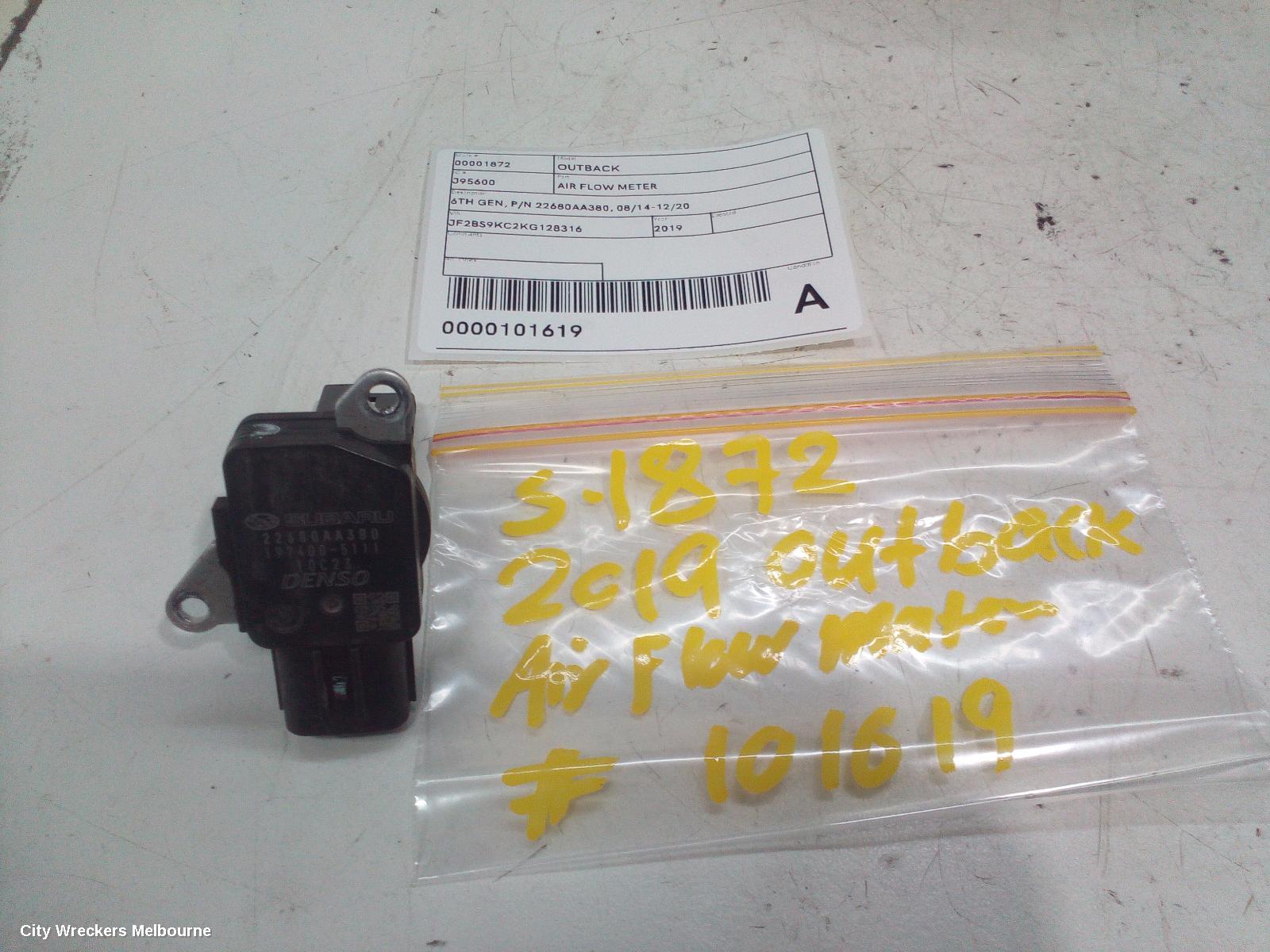 SUBARU OUTBACK AIR FLOW METER, 6TH GEN, P/N 22680AA380, 08/2014 - 12/2020 - Image 3